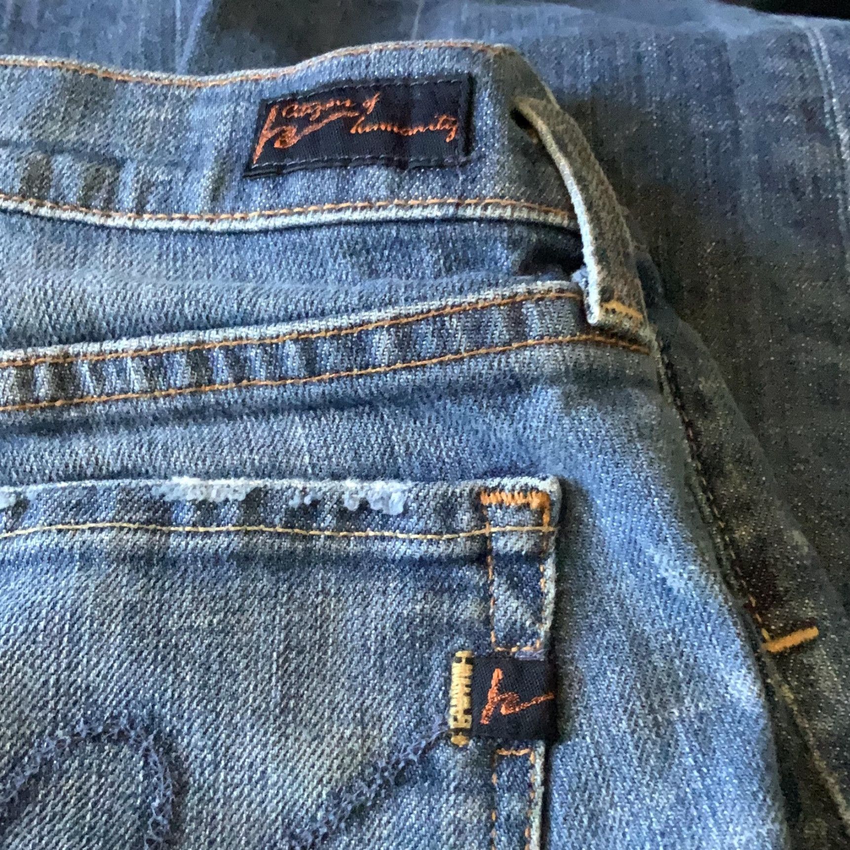 Citizens Of Humanity Citizens of Humanity Women’s Jeans Cropped Low waist Kelly #63 Stretch 25 Blue Cropped Jeans Womens Leg Opening 7” Inseam 23” Size 42" / US 20 - 5 Thumbnail