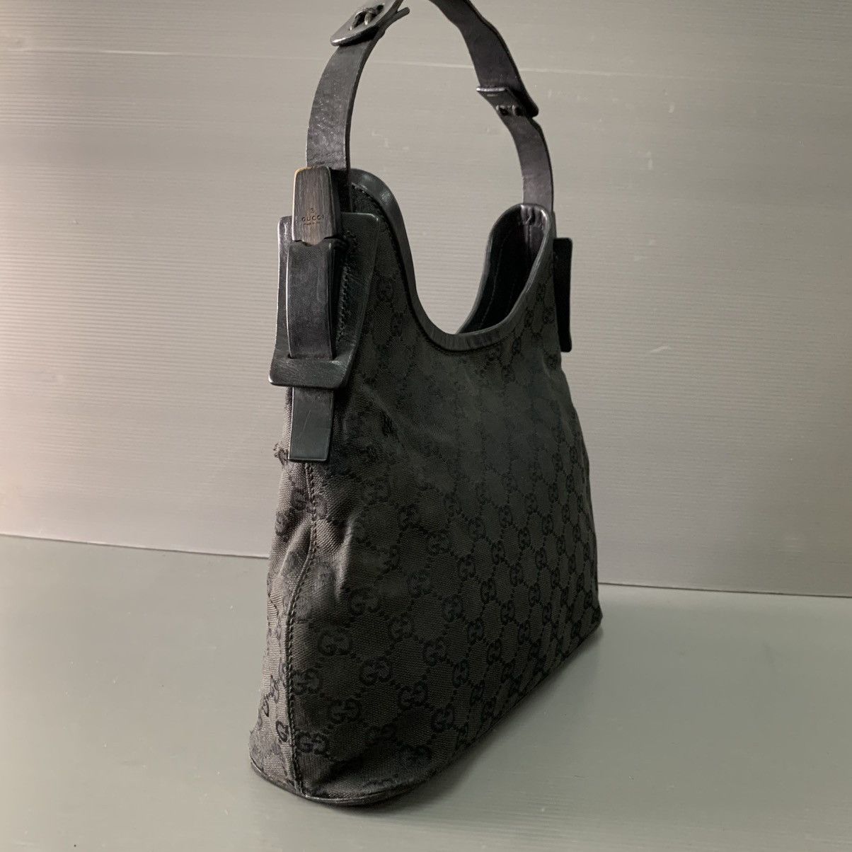 Gucci Gucci Monogram Black Hobo Bag Size ONE SIZE - 2 Thumbnail