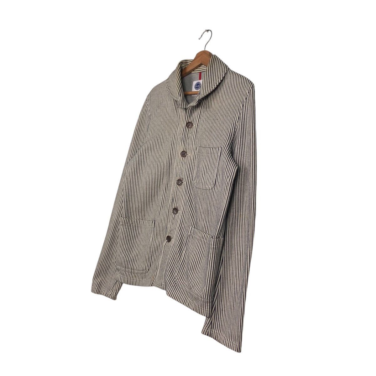 Japanese Brand 📌Worker Hickory Chore Jacket The Finest Made Issey Miyake Size US L / EU 52-54 / 3 - 3 Thumbnail