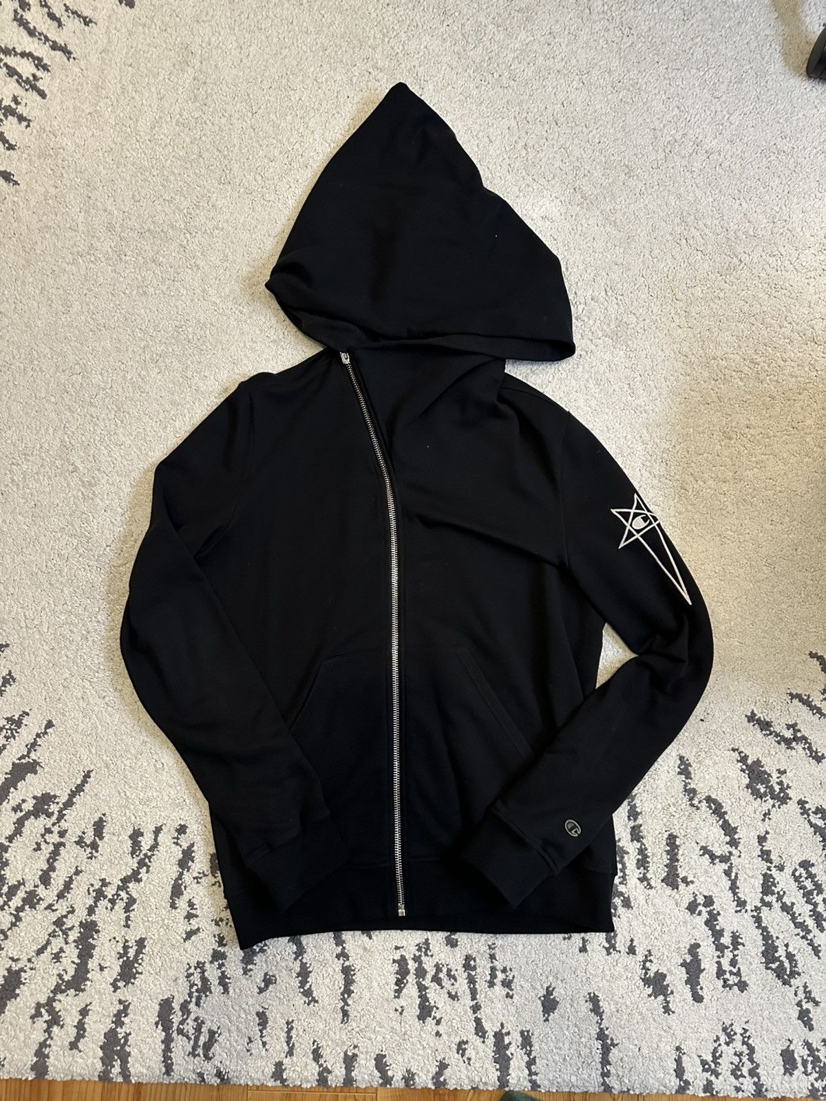Rick Owens Champion Hoodie | Grailed