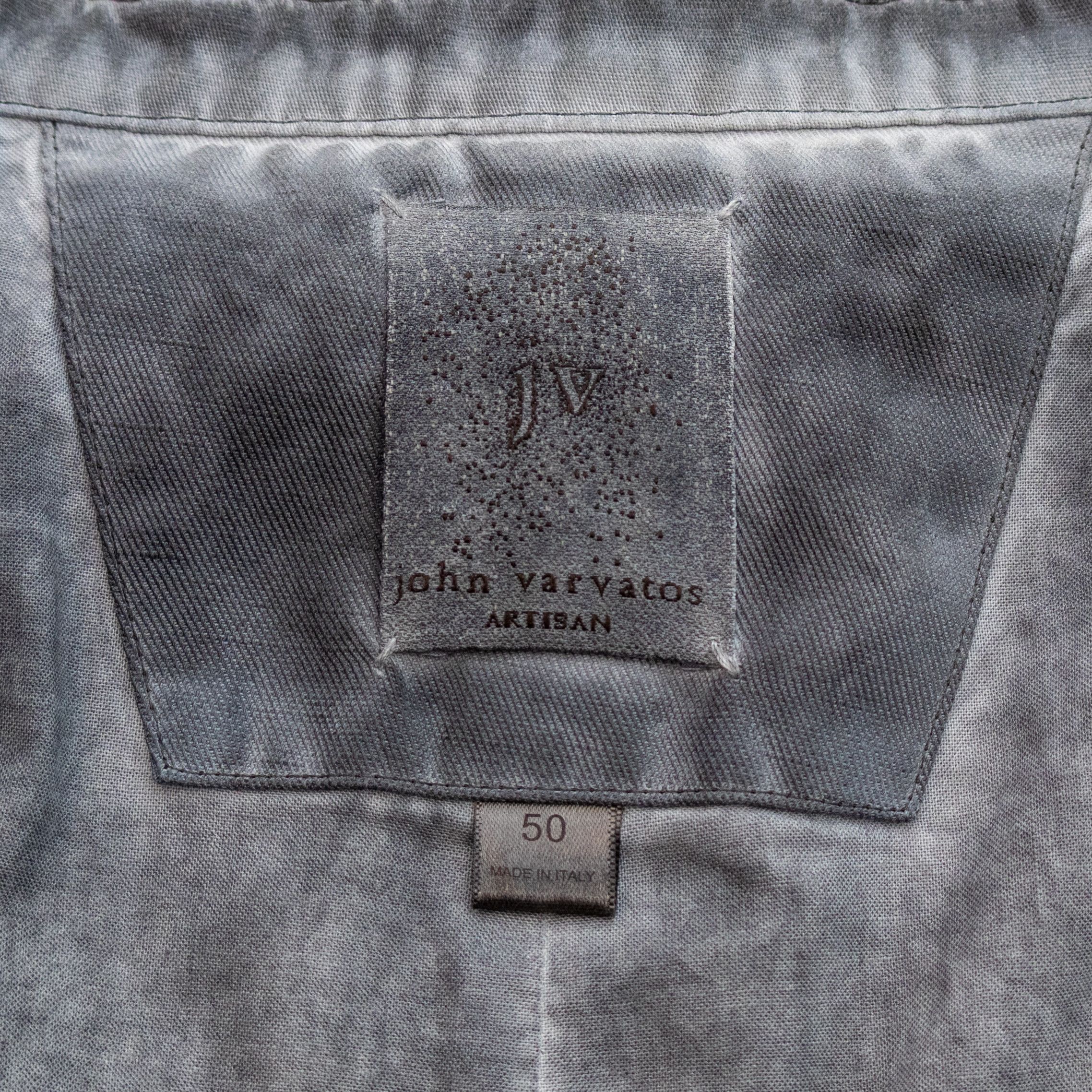 John Varvatos ohn Varvatos Cold Water Dye Hook & Bar Jacket Tailored Sz 40 Size 40S - 7 Thumbnail