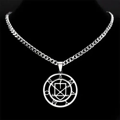 Other Sigil of Amaymon Lucifer Pendant Charms Stainless Necklace Size ONE SIZE - 5 Thumbnail