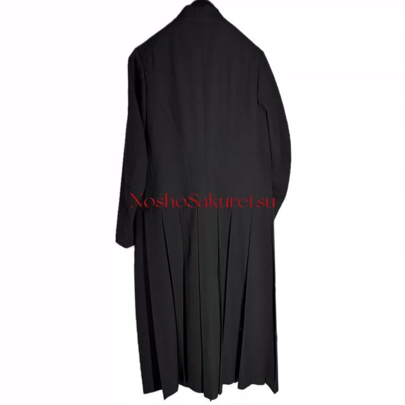 Comme des Garcons Comme Des Garcons Wool stand-up collared college pleated d Size S / US 4 / IT 40 - 2 Thumbnail