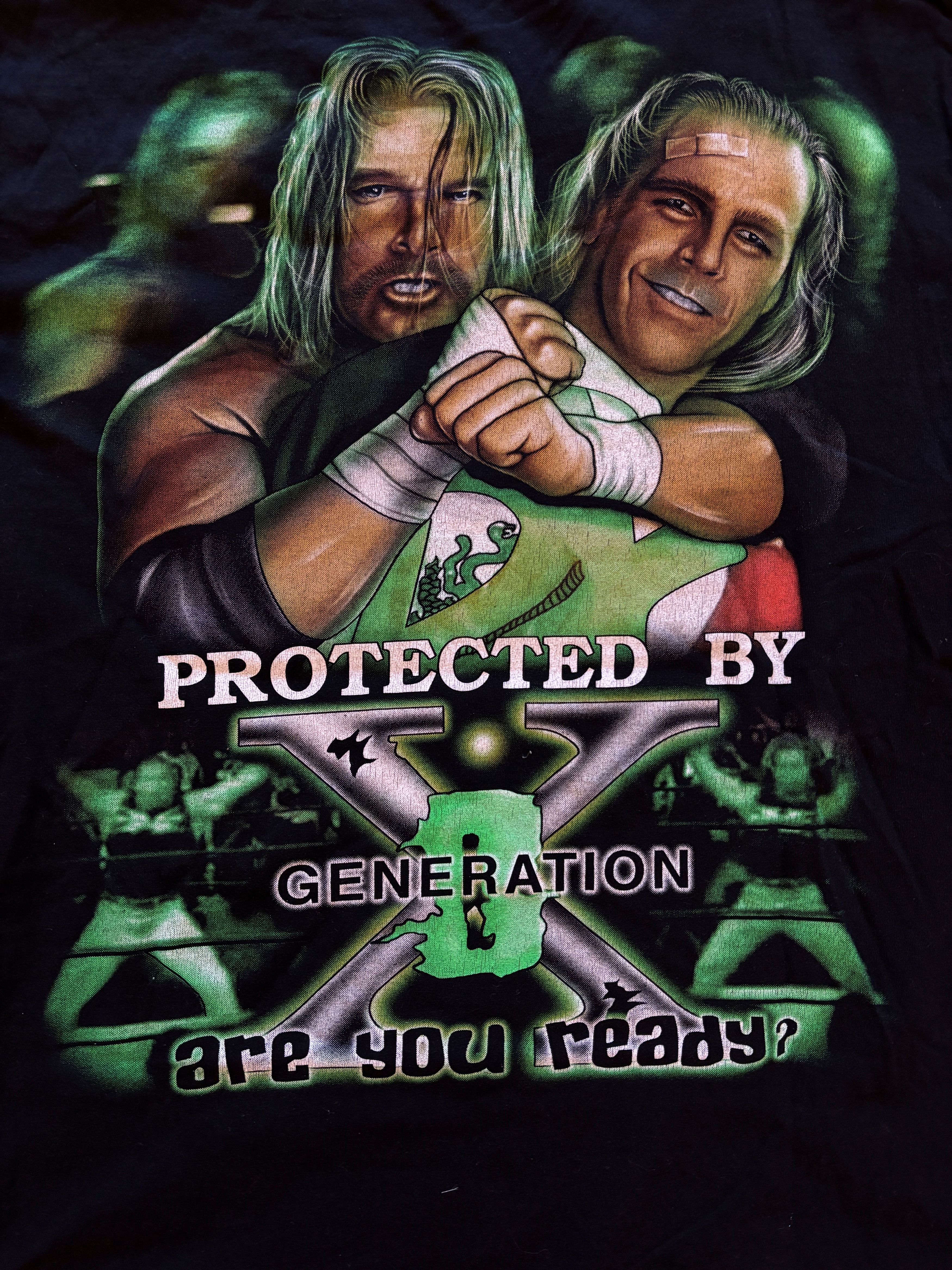 WWE Generation X Double Side Graphic Print WWE Tshirt Size US M / EU 48-50 / 2 - 6 Thumbnail