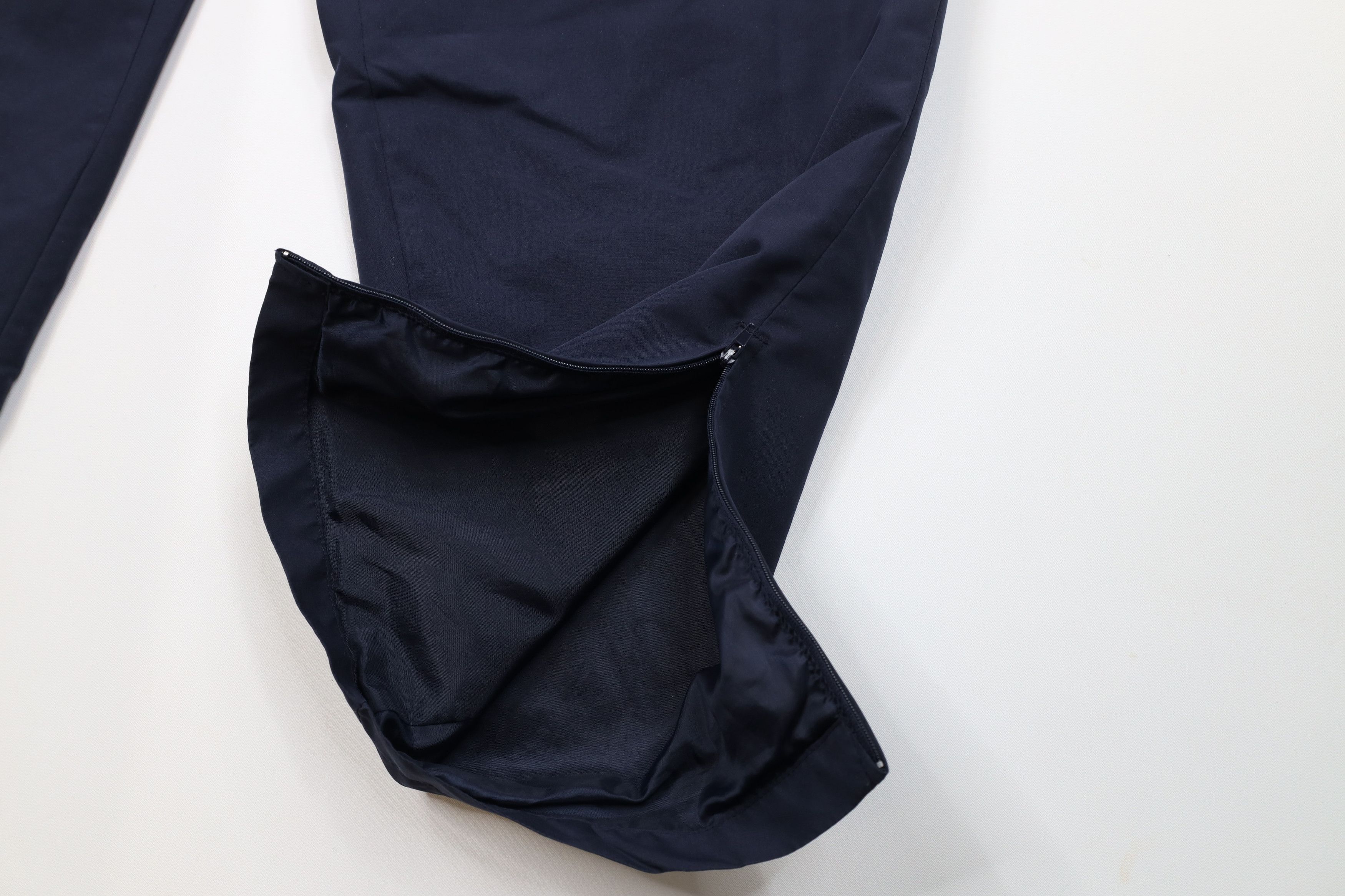 Vintage Vintage 90s Streetwear Tapered Windbreaker Pants Navy Blue Size US 38 / EU 54 - 6 Thumbnail