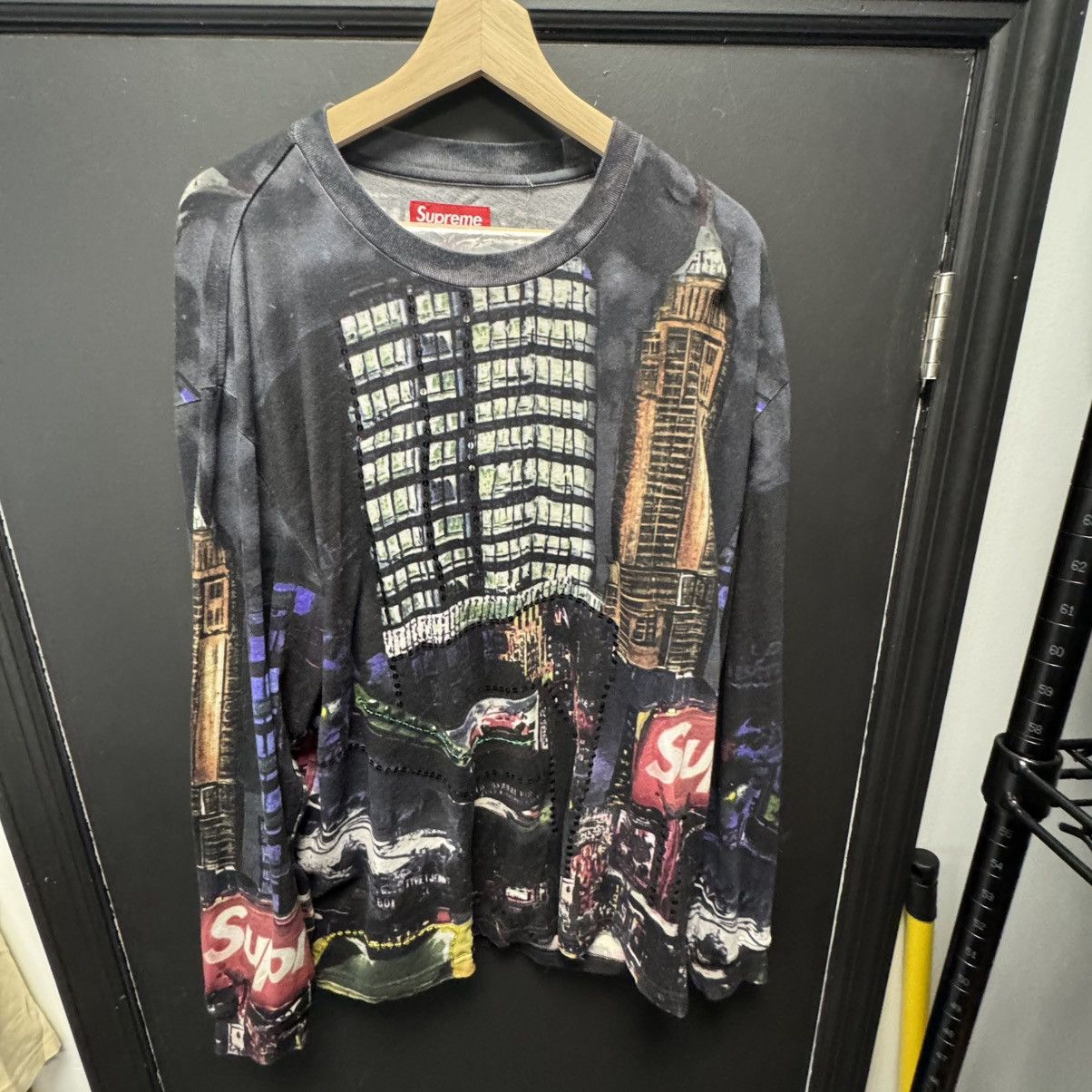 Supreme Skyline Sequin L S Top (SS25) - $118