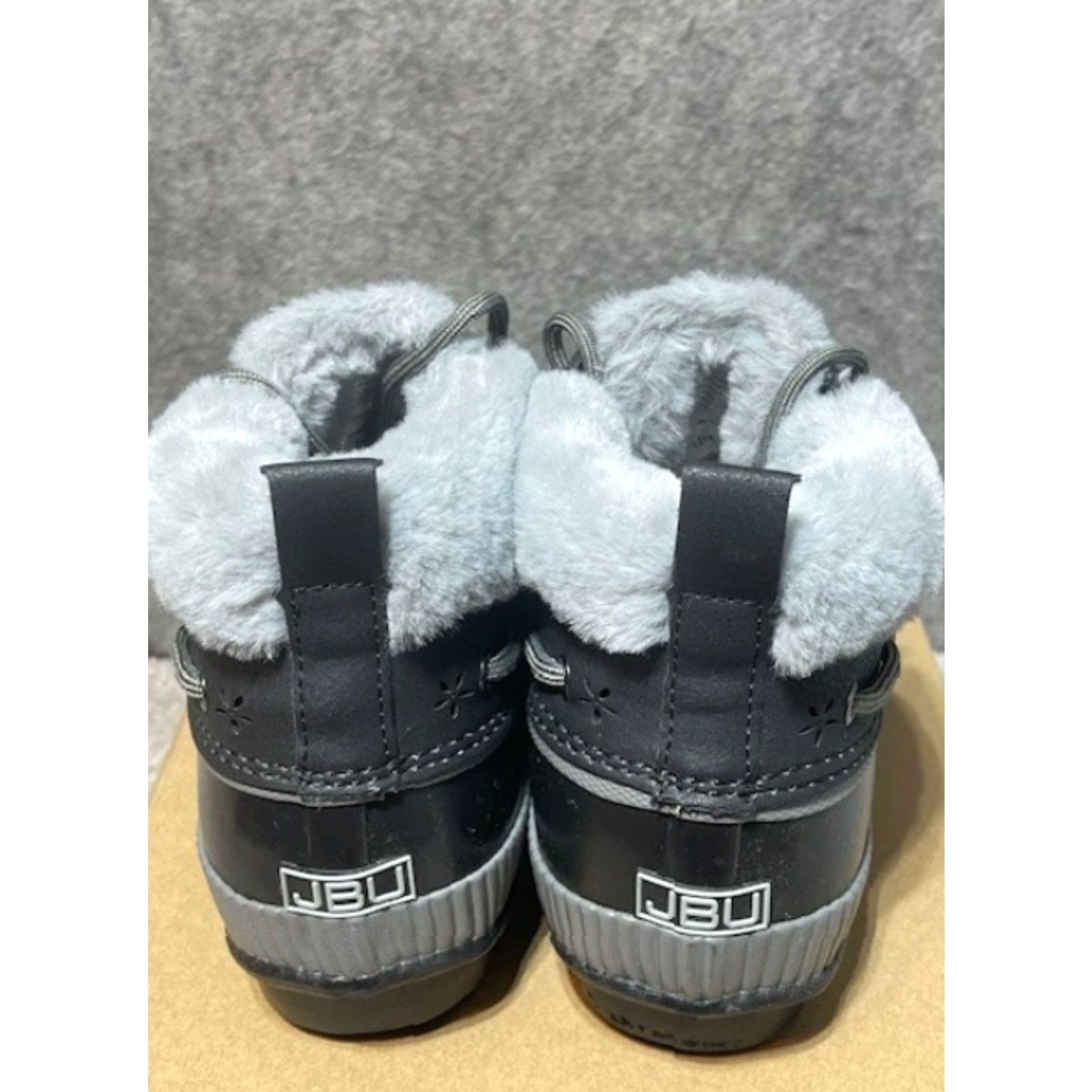 Vintage JBU by Jambu Snow Boots Womens 7M Maria Waterproof Faux Fur Black Mid-Calf Waterproof Snow Boot Womens 7M Black Size US 7 / IT 37 - 4 Thumbnail