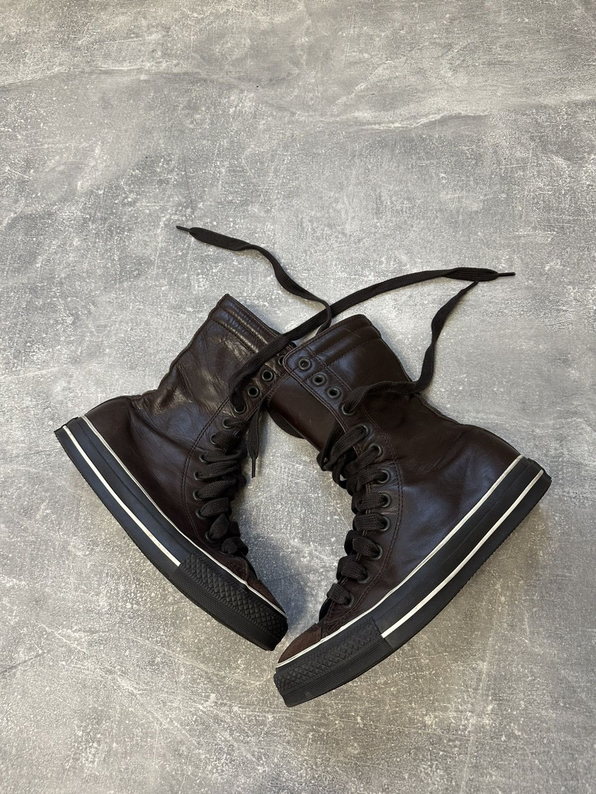 Converse Boxer high boots Converse moto biker leather shoes core Size US 6.5 / IT 36.5 - 4 Thumbnail