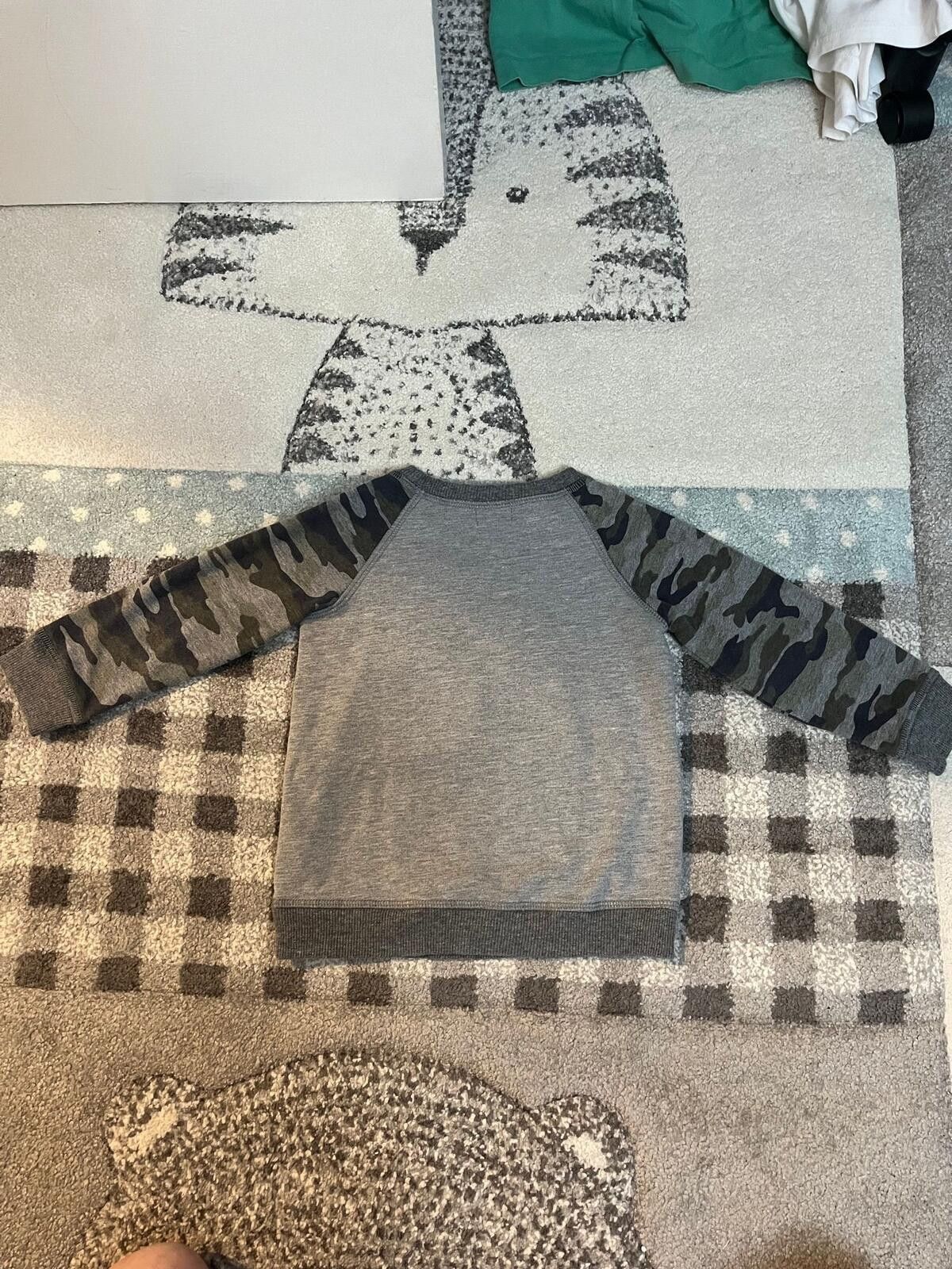 Other Mud Pie Camo Truck Lightweight Sweatshirt Size ONE SIZE - 4 Thumbnail