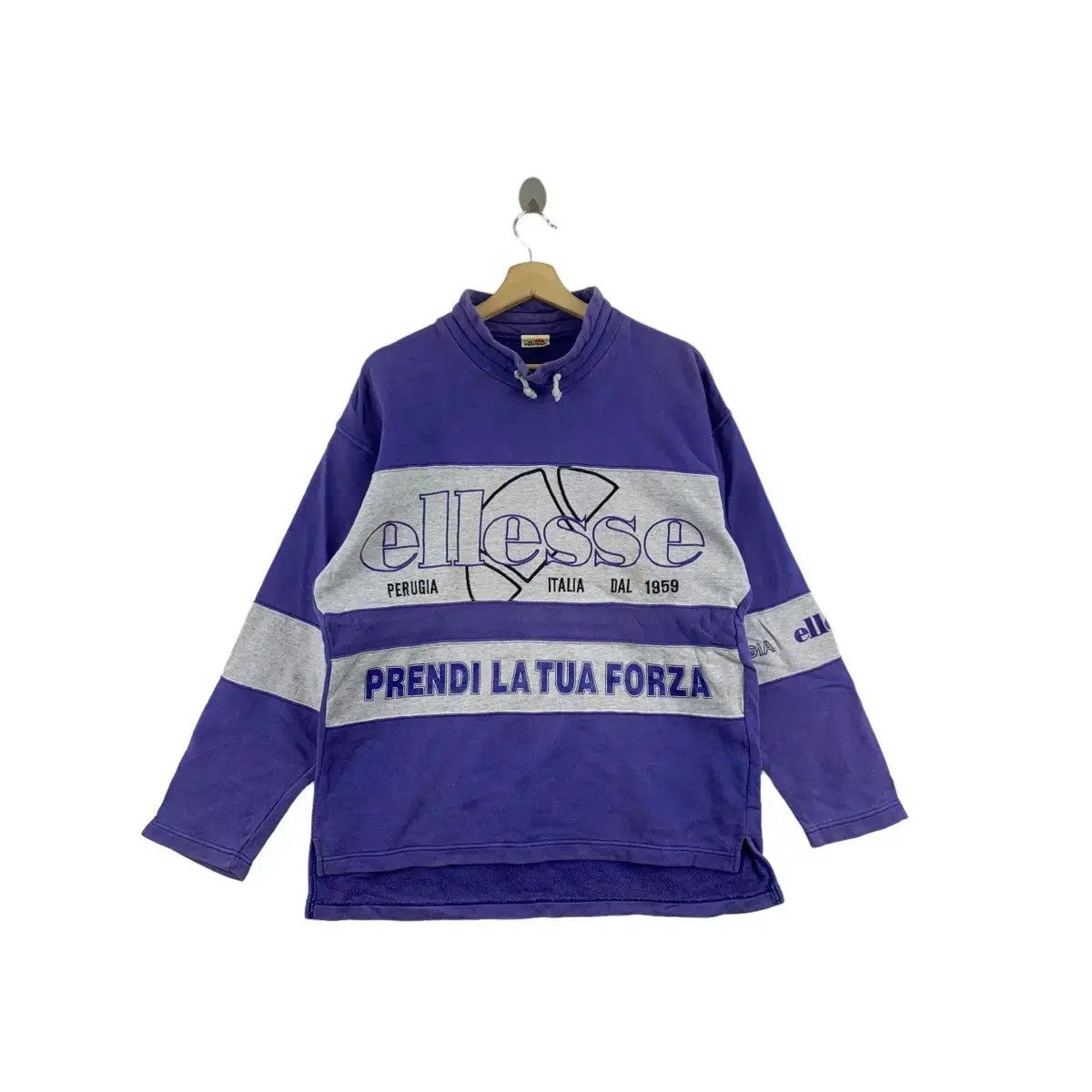Ellesse Vintage ELLESSE PERUGIA ITALIA Forza Hip Hop Sweatshirt Size US L / EU 52-54 / 3 - 1 Thumbnail