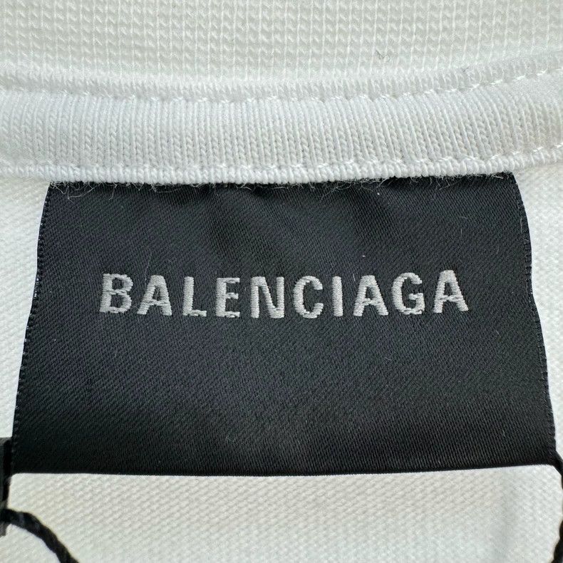Balenciaga Balenciaga New Double B Splash Ink Letter Short Sleeve Size US M / EU 48-50 / 2 - 5 Thumbnail
