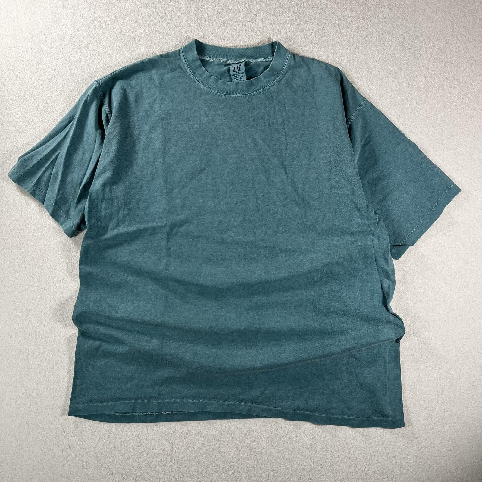 Gap Vintage 90s Gap Over dyed Single Stitch Cotton Tee Size US L / EU 52-54 / 3 - 1 Thumbnail