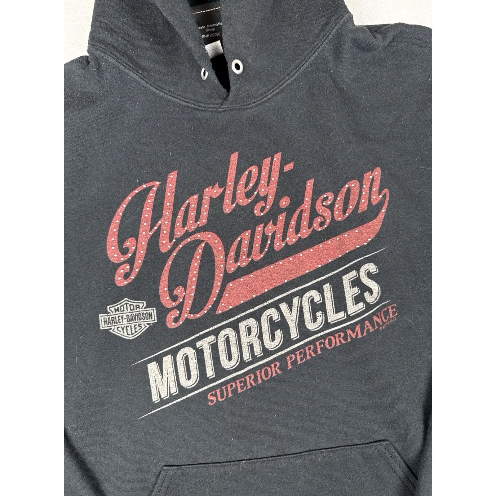 Harley Davidson VINTAGE Harley-Davidson Hoodie Eagle Biker Pullover Mens M Black Size US M / EU 48-50 / 2 - 4 Thumbnail