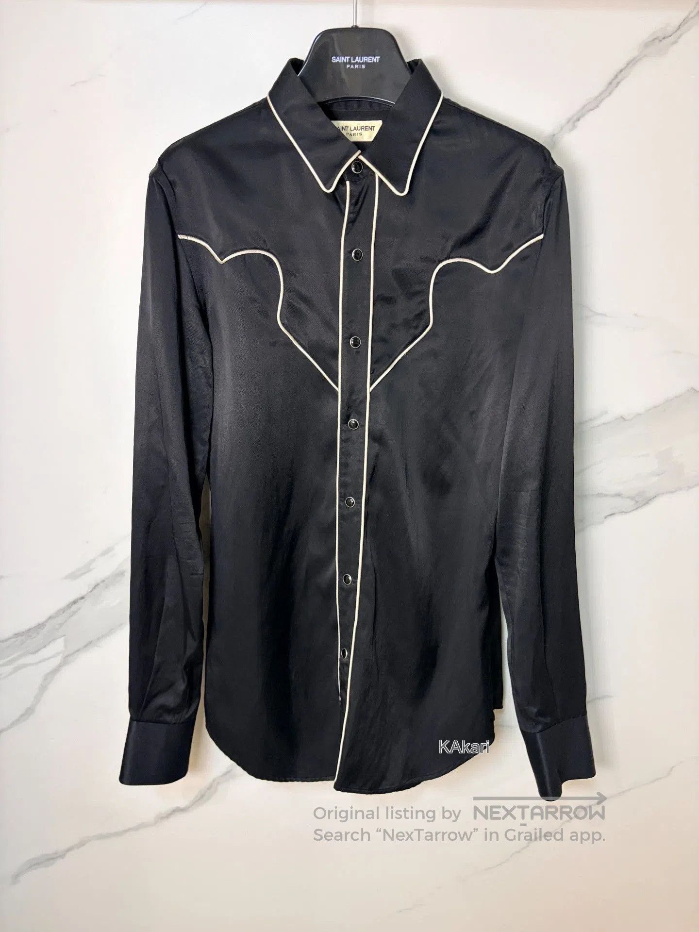 Saint Laurent Paris Saint Laurent FW16 White Line Shirt L. Size US L / EU 52-54 / 3 - 1 Thumbnail