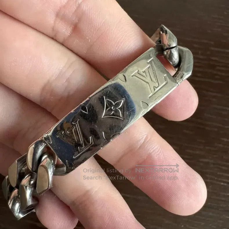 Louis Vuitton Louis Vuitton Cuban Chain Bracelet. Size ONE SIZE - 4 Thumbnail
