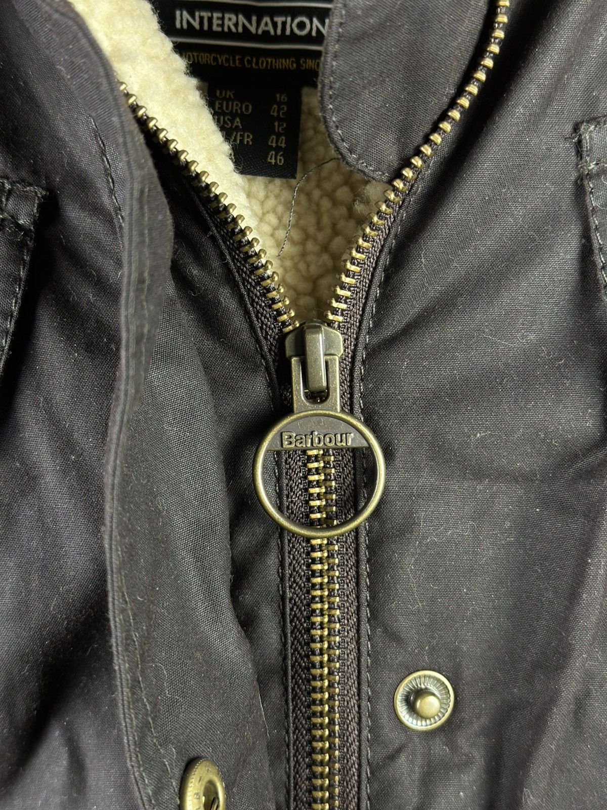 Barbour × Designer Barbour International Margate Wax Jacket Size XL / US 12-14 / IT 48-50 - 6 Thumbnail