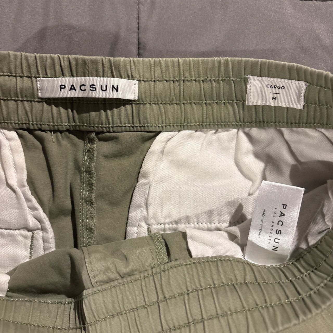 Pacsun Men’s Olive Green Pacsun Cargo Pants Size Medium Size US 32 / EU 48 - 3 Thumbnail