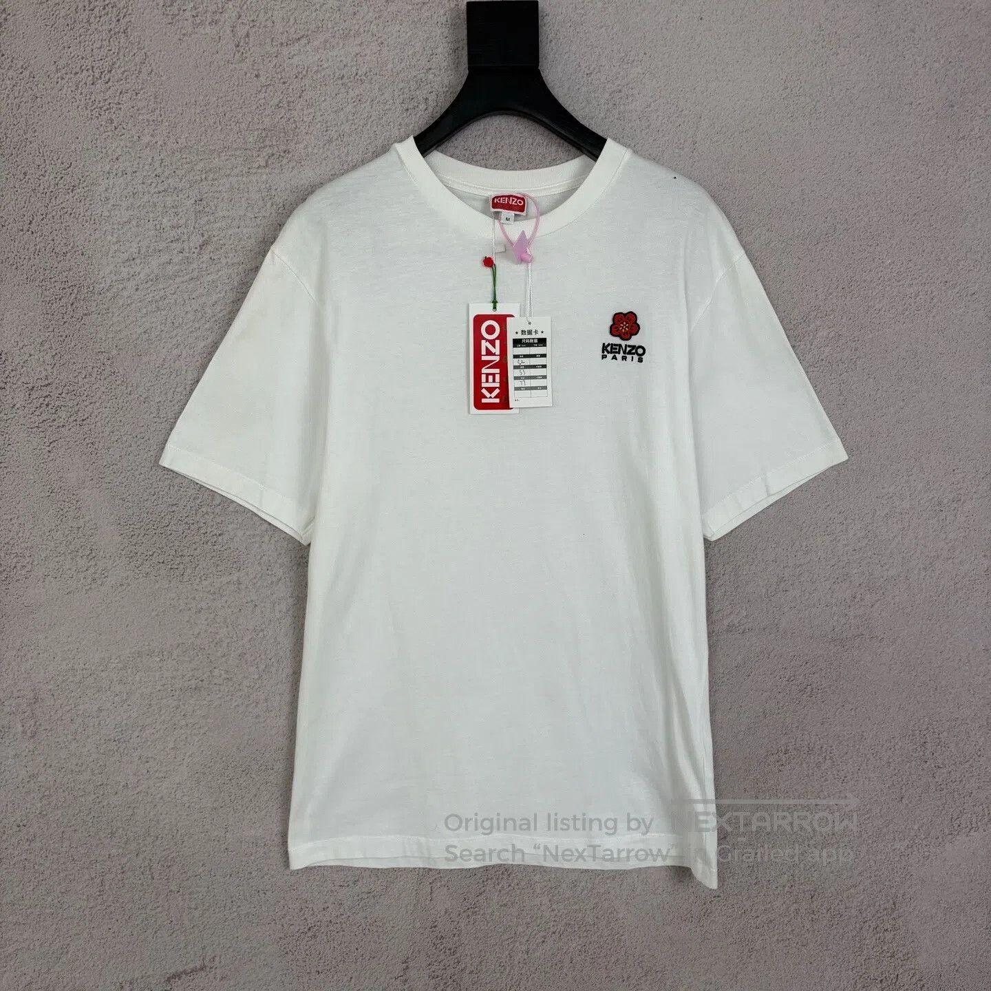 Kenzo KENZO Hibiscus flower embroidery, short sleeves Size S / US 4 / IT 40 - 1 Thumbnail