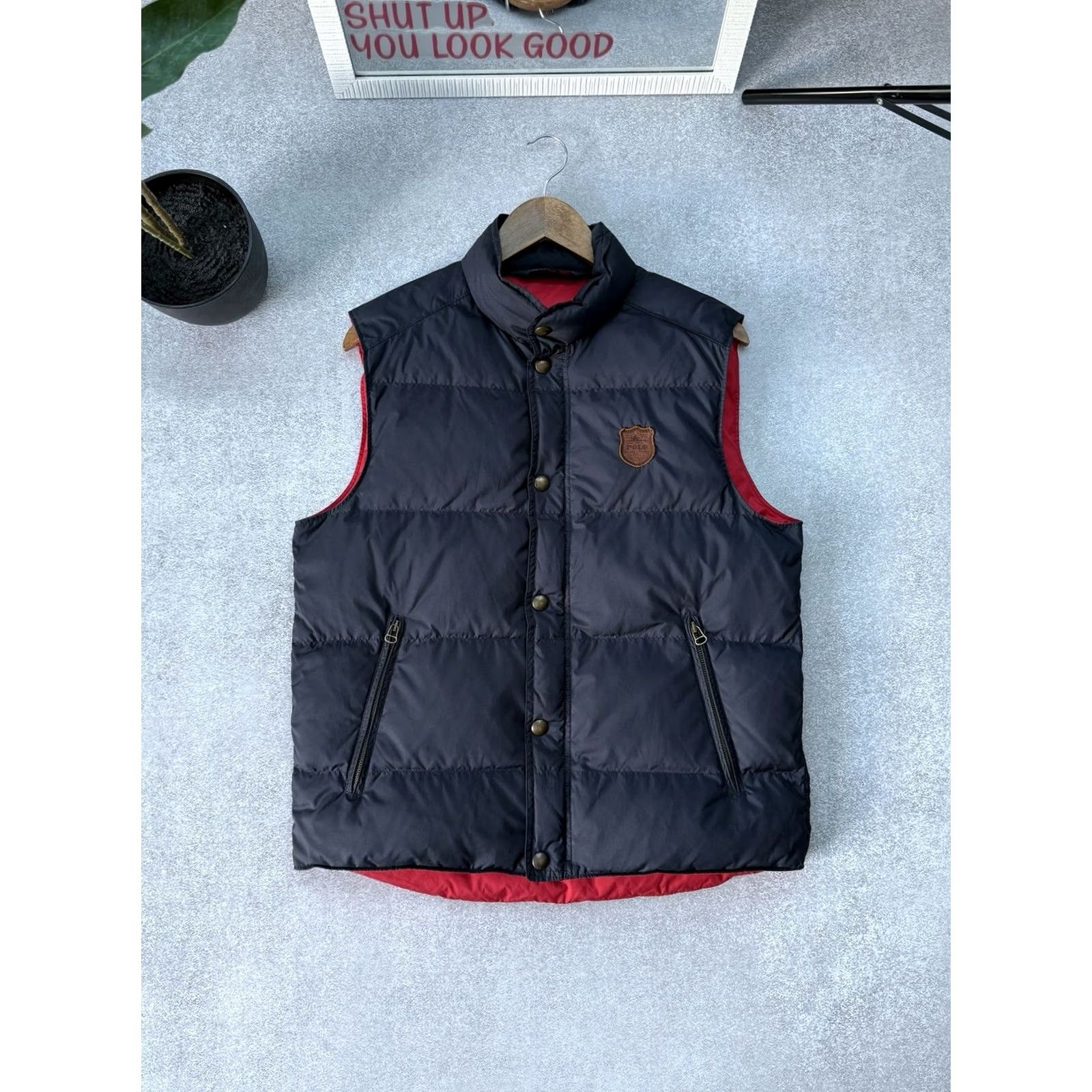 Polo Ralph Lauren VINTAGE Polo Ralph Lauren Down Vest Men’s Gilet Blue Luxury Size M Polo Ralph Lauren Vest Mens Down Zip Pockets Full Zip 90s Classic Outdoor Size US M / EU 48-50 / 2 - 2 Thumbnail