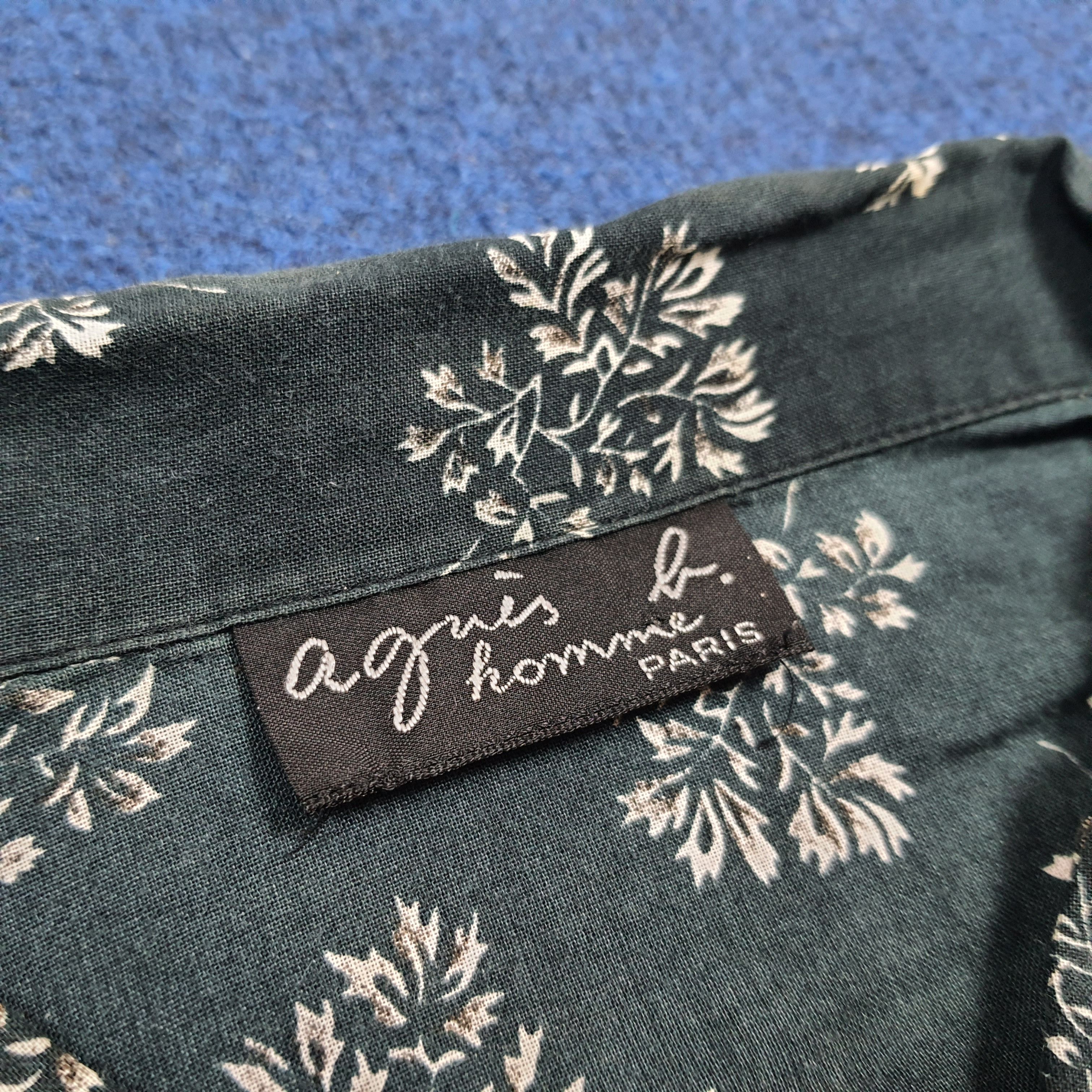 agnes b. Vintage Agnes b. Floral Printed Button Up Shirt C299N29 Size US M / EU 48-50 / 2 - 4 Thumbnail