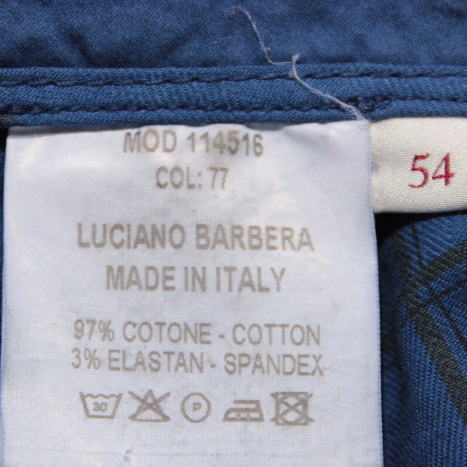 Luciano Barbera Luciano Barbera New with tags Chino Size 38 US In Blue Size US 38 / EU 54 - 6 Thumbnail