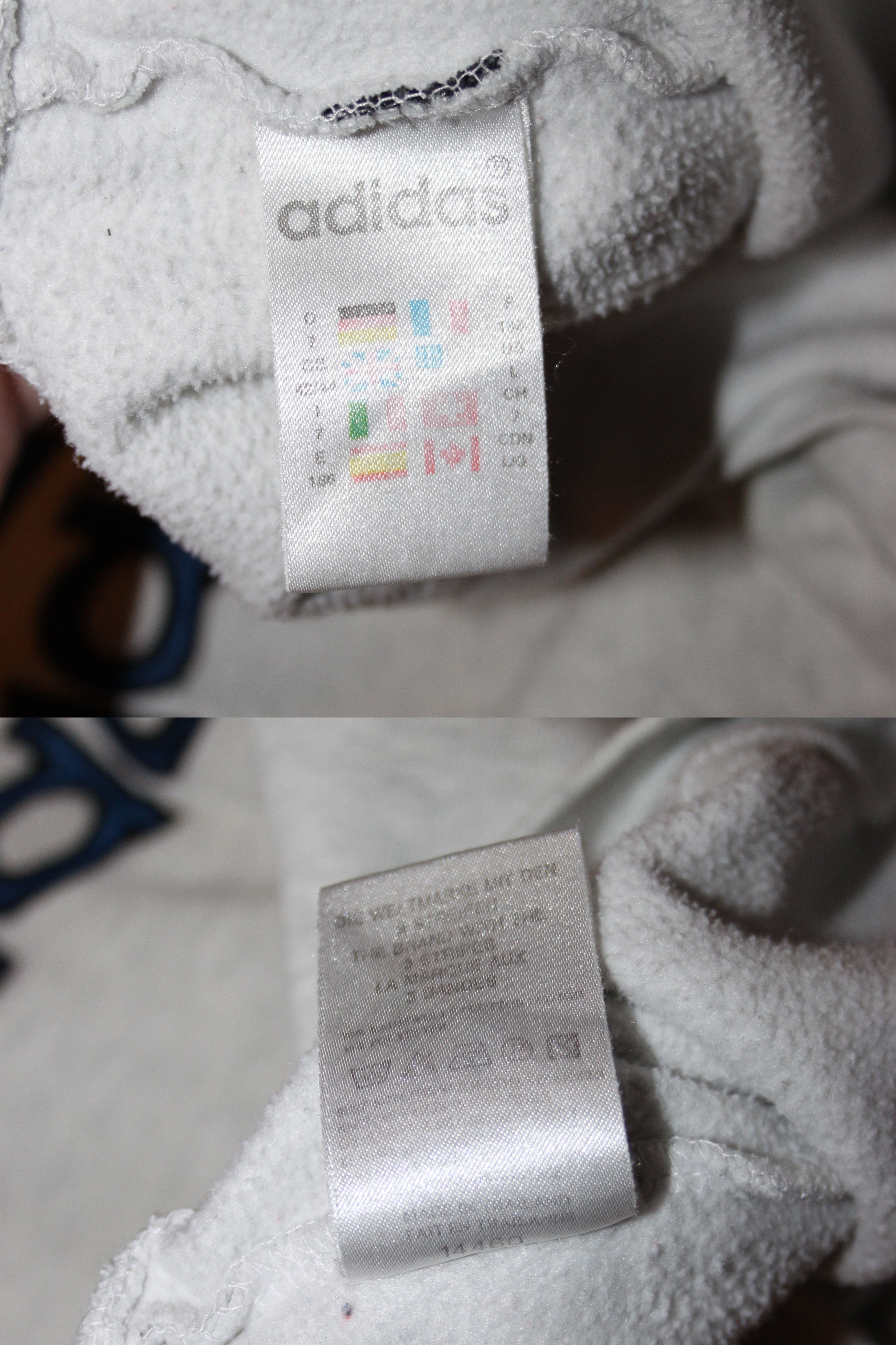 Adidas × Vintage 90s Adidas Vintage Sweatshirts Distressed Big Logo Size US L / EU 52-54 / 3 - 4 Thumbnail
