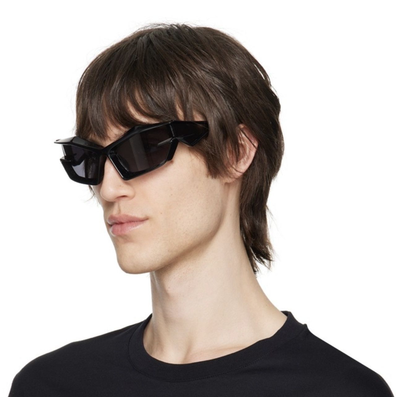 Givenchy Givenchy Giv Cut Shield Sunglasses Black Unisex Size ONE SIZE - 2 Thumbnail