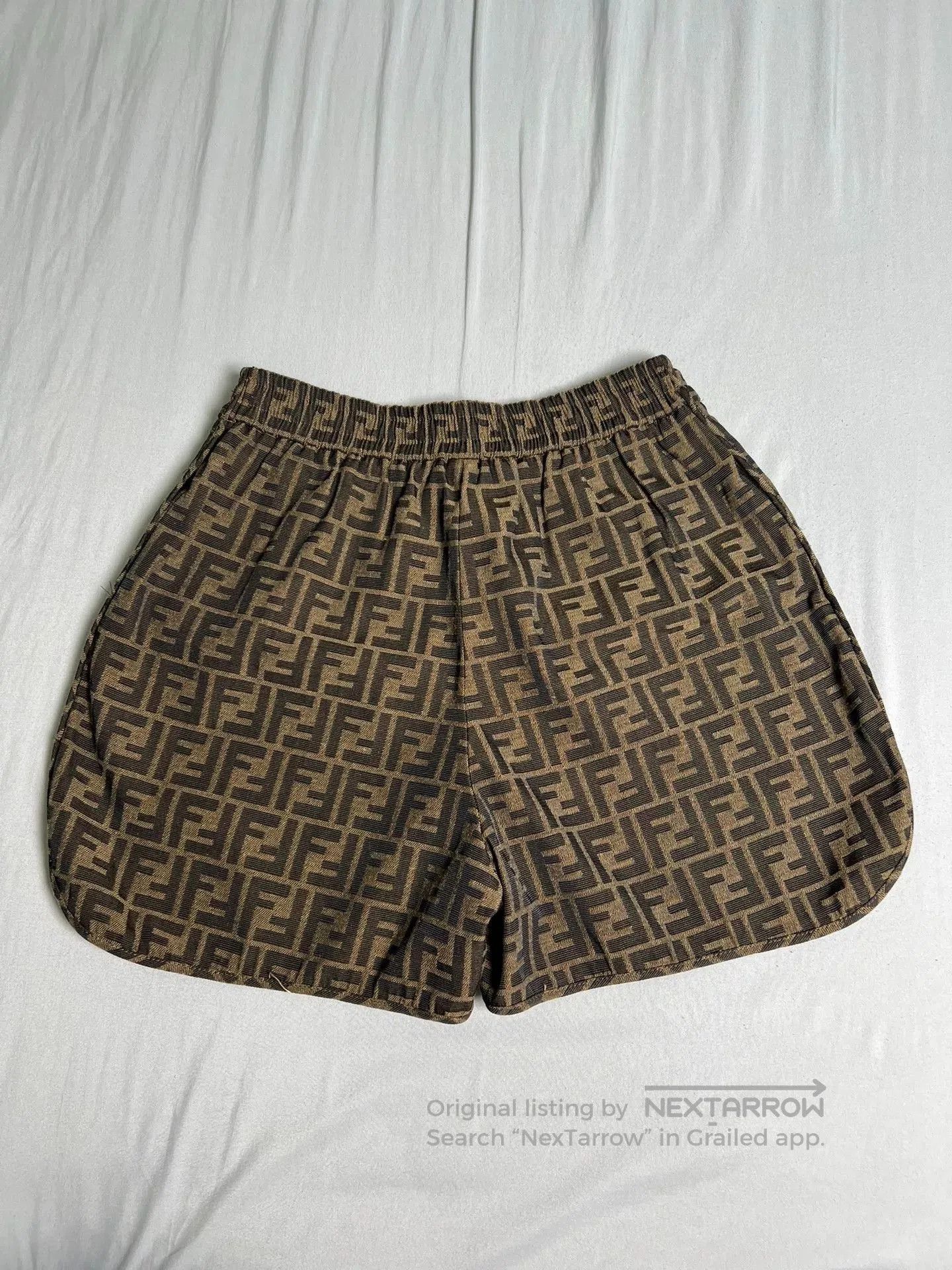 Fendi fendi classic logo shorts in size 36. Size US 36 / EU 52 - 2 Thumbnail