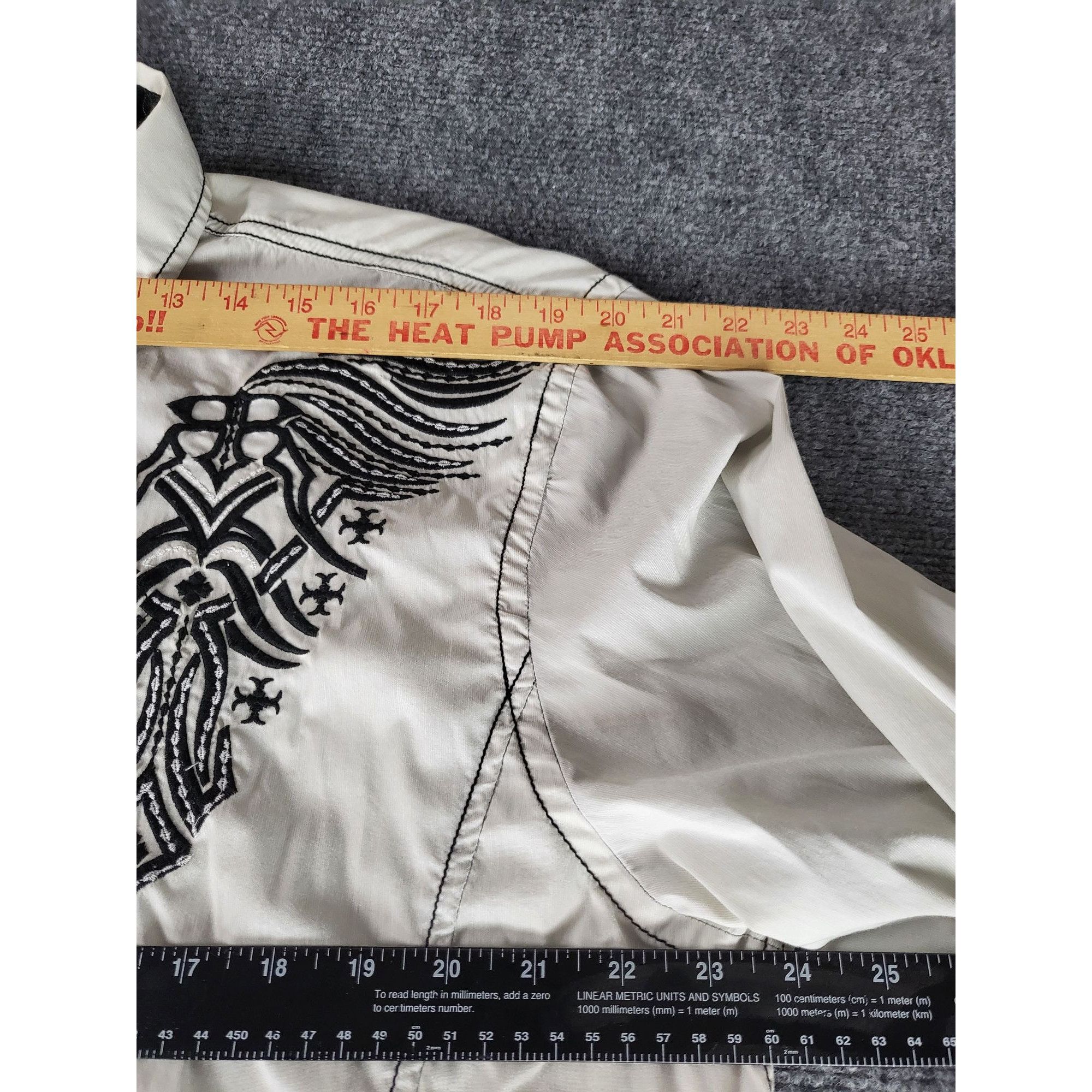 Roar Roar Signature Shiekh II Button Up Shirt Men Sz XXL White Bl Size US XXL / EU 58 / 5 - 4 Thumbnail