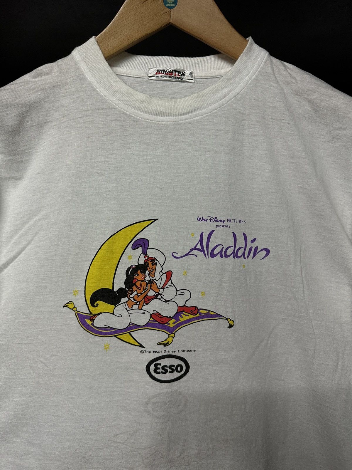 Cartoon Network × Vintage Vintage 90s The Walt Disney Aladdin Single Stitch Tee Size US M / EU 48-50 / 2 - 3 Thumbnail