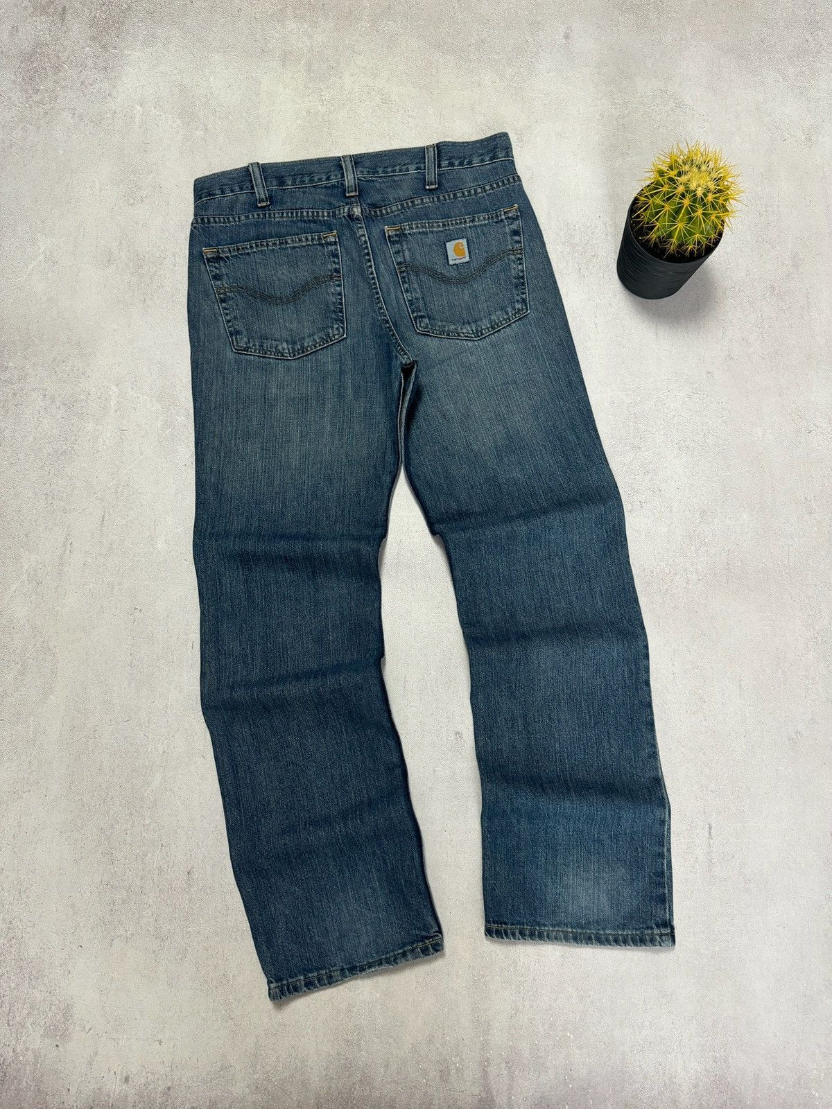 Carhartt × Vintage Vintage Carhartt Straight Jeans Denim Pants Y2K 90s Size US 32 / EU 48 - 1 Thumbnail