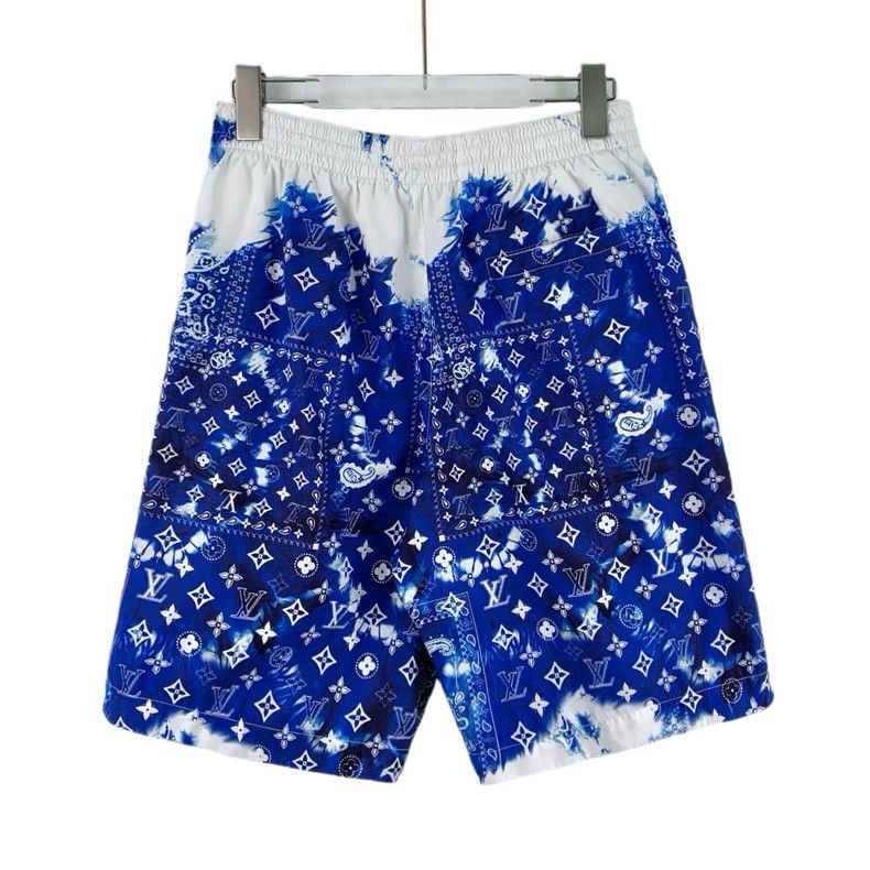 Louis Vuitton Louis Vuitton size s 22 blue logo presbyopic printed casual Size US 28 / EU 44 - 2 Thumbnail