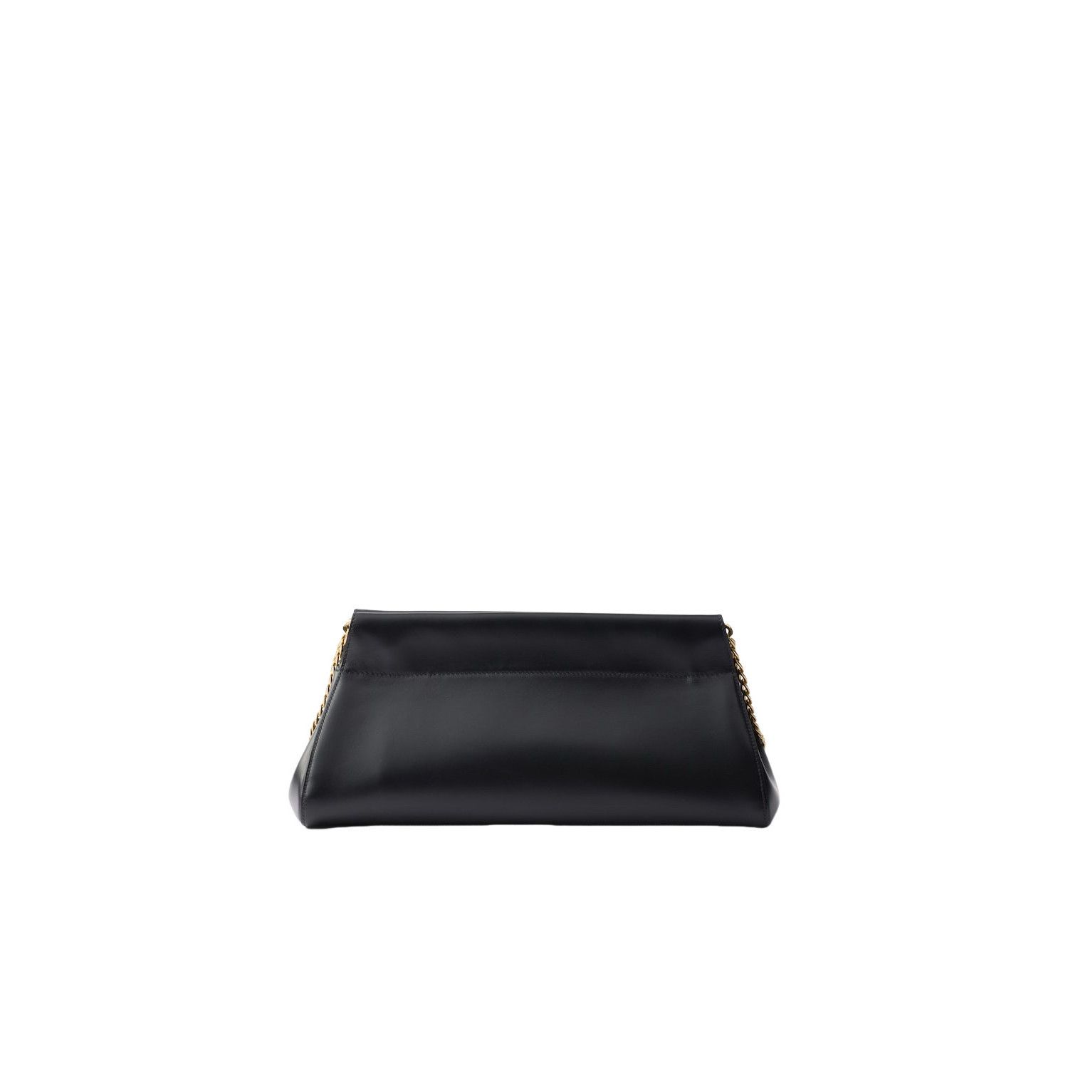 Prada PRADA Enchaine Medium $3600 Black Leather Shoulder Bag New & Size ONE SIZE - 3 Thumbnail