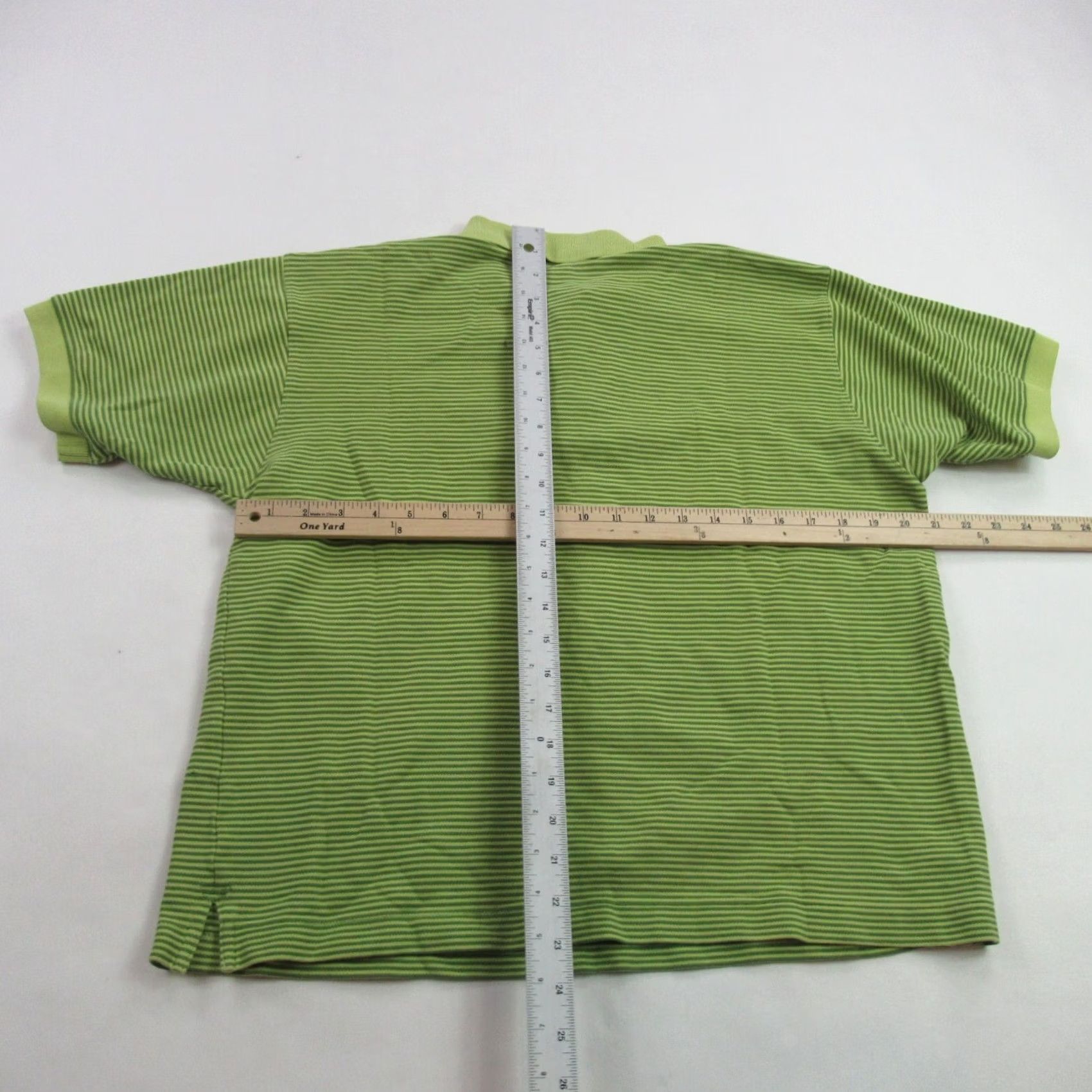 Patagonia Patagonia Shirt Mens Medium Green Stripes Short Sleeve Organic Cotton Golf Size US M / EU 48-50 / 2 - 6 Thumbnail
