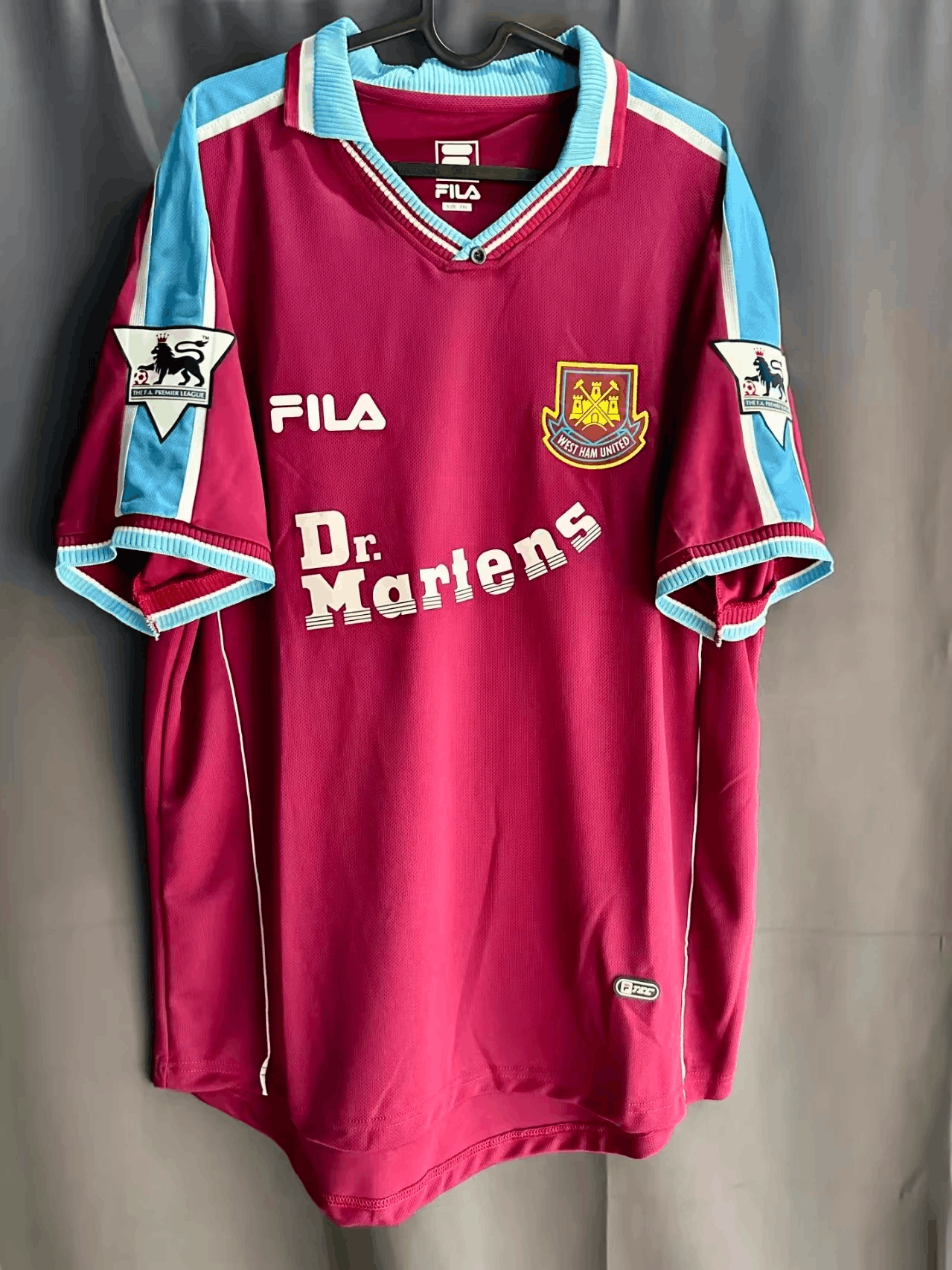 1999 2000 West Ham United 10 Di Canio Jersey Home