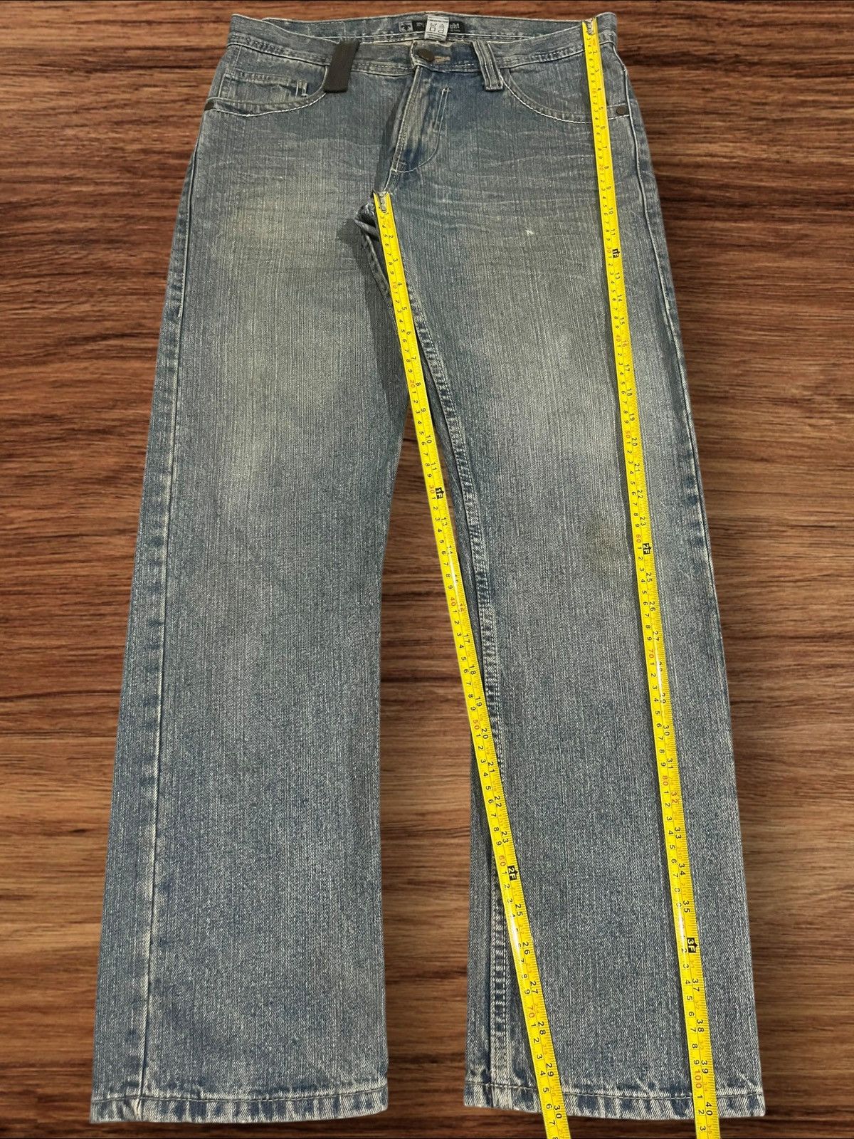 Embellish × Hysteric Glamour × Japanese Brand ⚡️Vintage⚡️Y2K Japanese Brand Rhine Stone Slim Straight Jeans Size US 32 / EU 48 - 9 Thumbnail