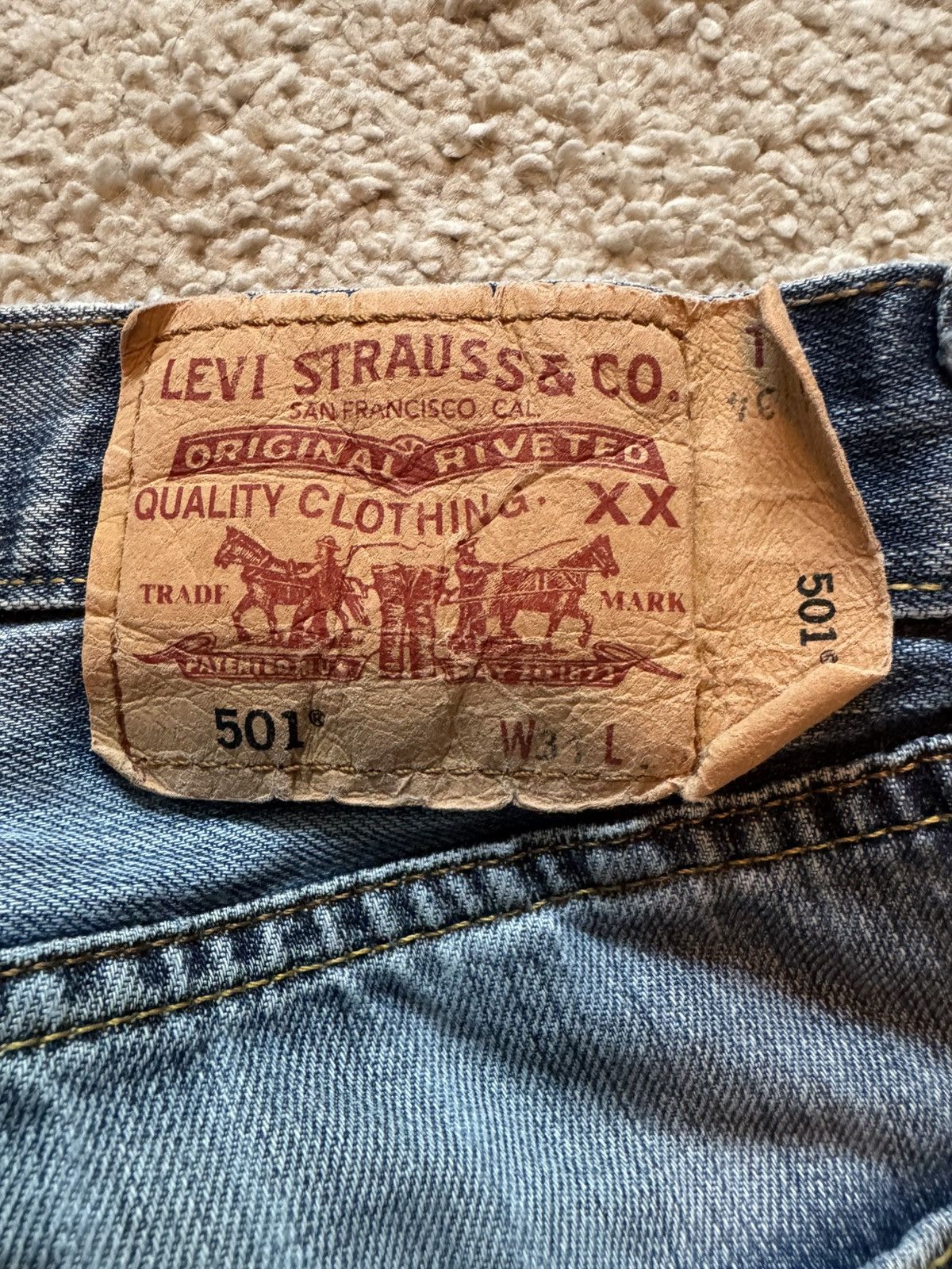 Levi's × Levi's Vintage Clothing VINTAGE LEVIS 501 Size US 31 - 6 Thumbnail