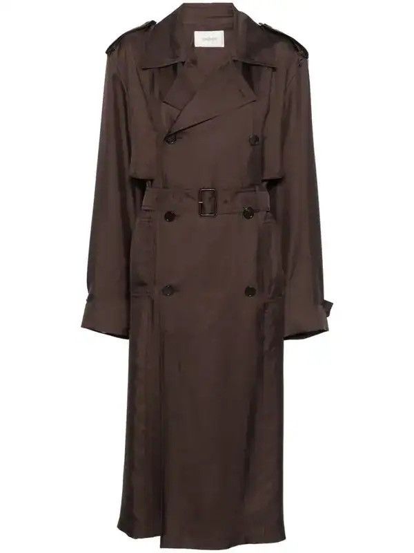 Saint Laurent Paris Saint Laurent Silk Trench Coat Size S / US 4 / IT 40 - 1 Thumbnail