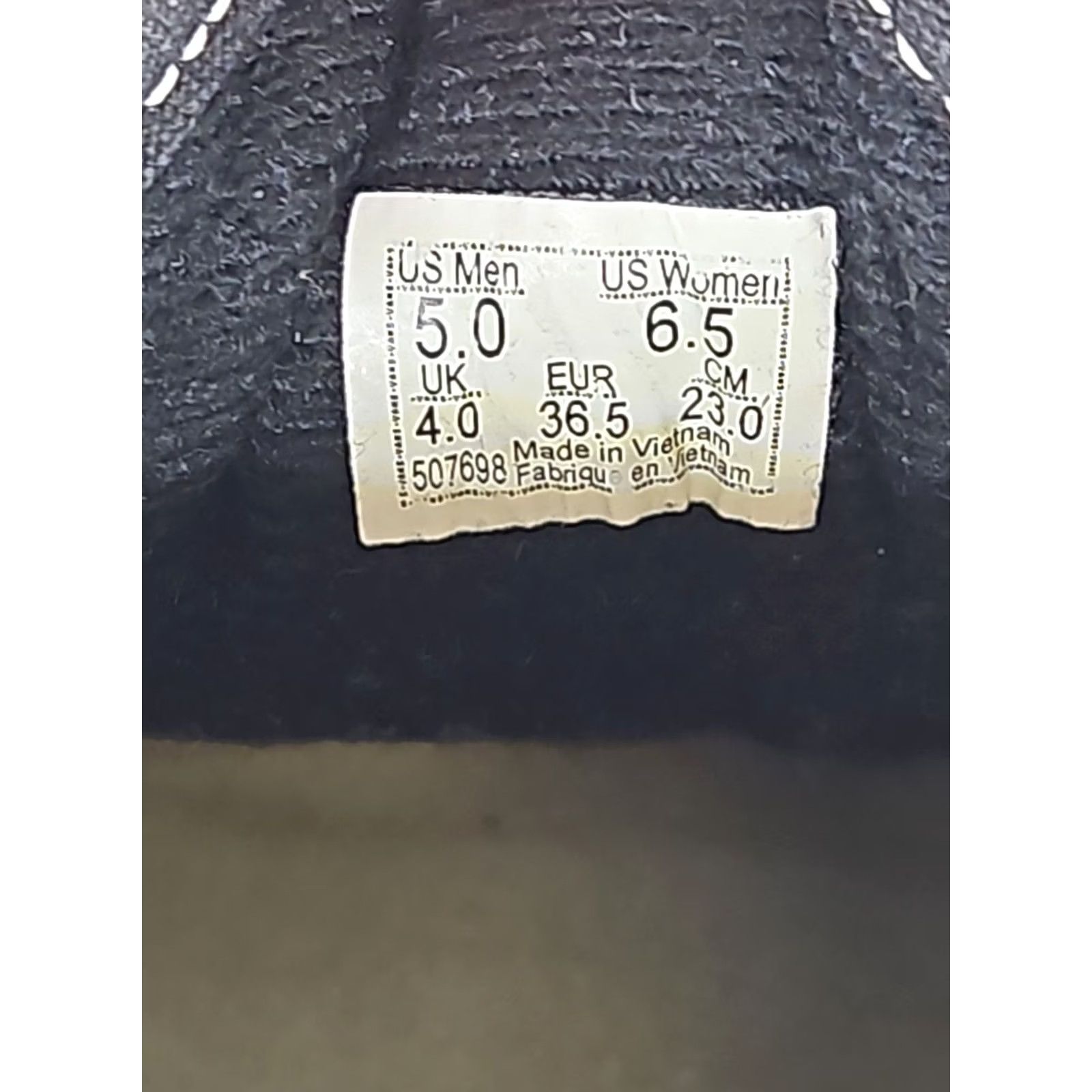 Vans VANS Old Skool White Black Skate Shoes Womens 6.5 Mens 5 Low Top Classic Shoes Size S / US 4 / IT 40 - 5 Thumbnail