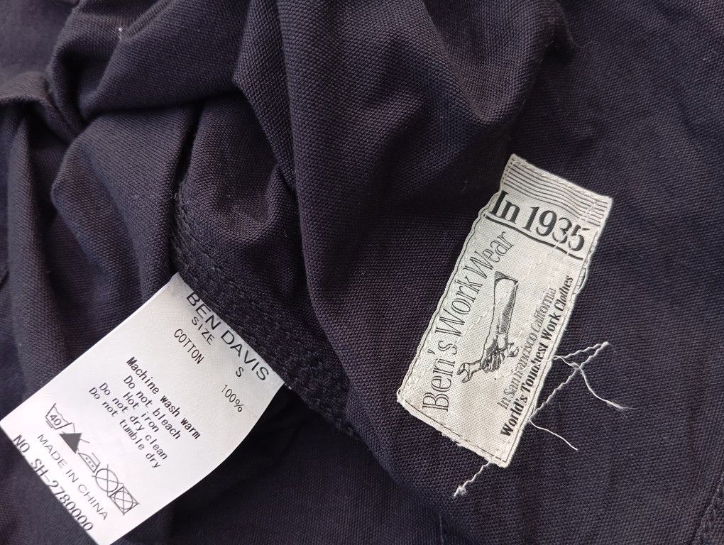 Ben Davis 👷🛠️ Ben Davis Chainstitch Workshirt 🪡🧵 Size US S / EU 44-46 / 1 - 7 Thumbnail