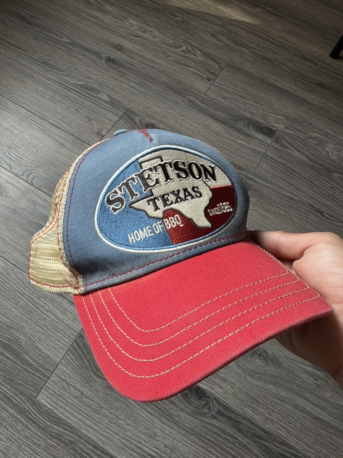 Stetson Stetson Texas Home of BBQ trucker cap Size ONE SIZE - 2 Thumbnail