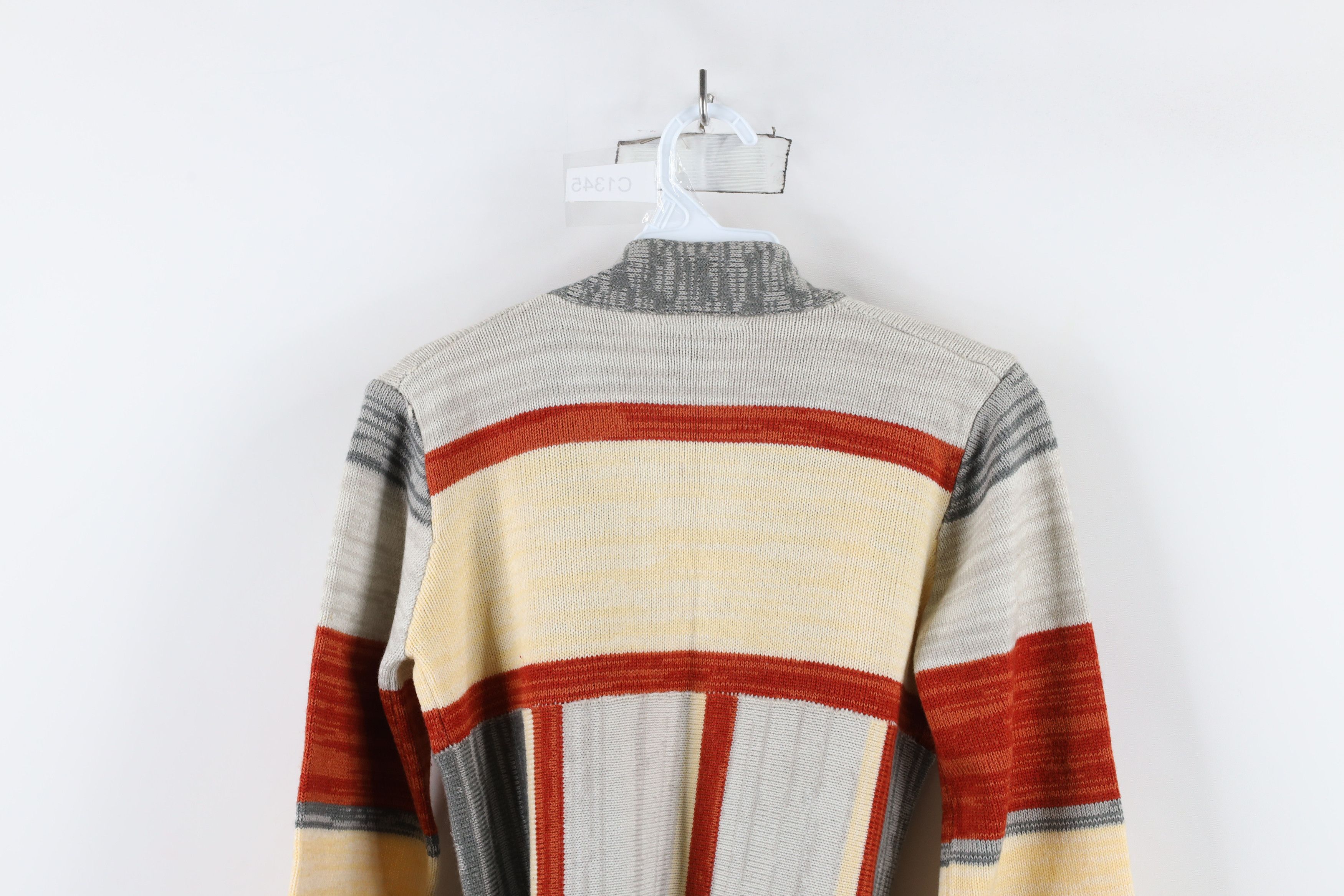 Vintage Vintage 70s Mid Century Modern MCM Knit Cardigan Sweater Size M / US 6-8 / IT 42-44 - 16 Thumbnail