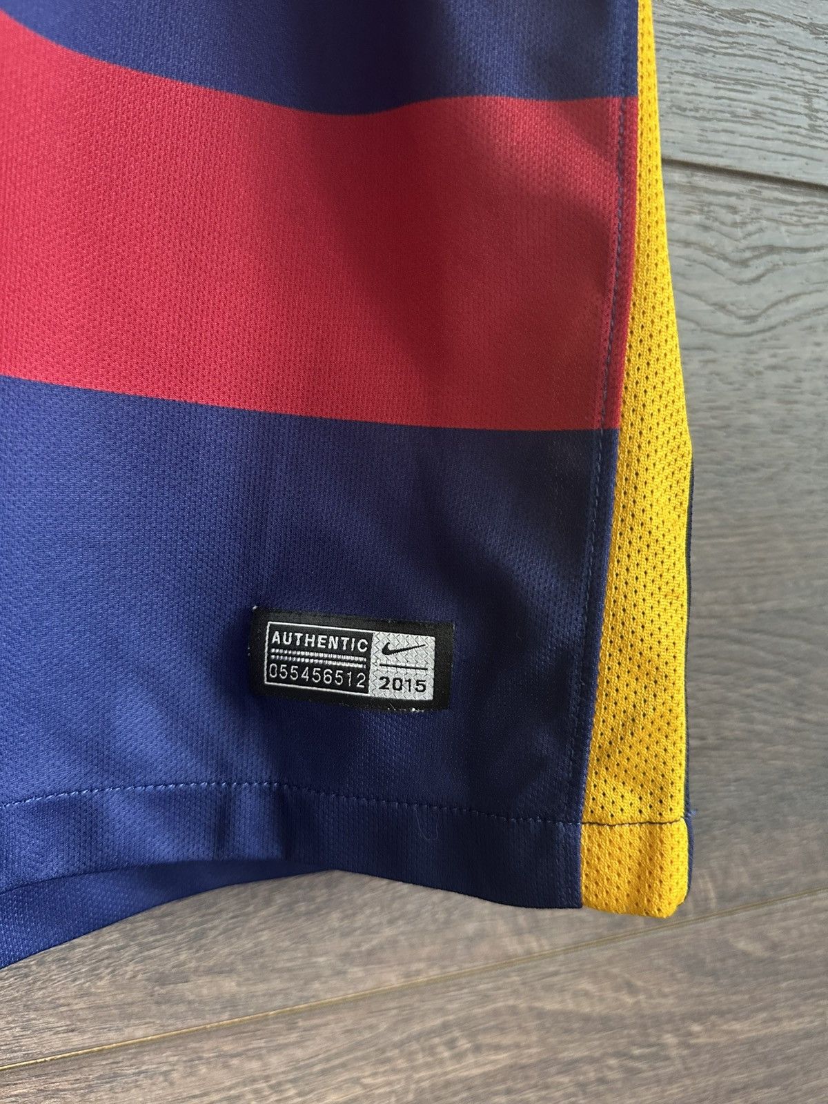 Nike Nike Barcelona 2015/2016 Home Away Jersey Football T-Shirt Size US S / EU 44-46 / 1 - 8 Thumbnail