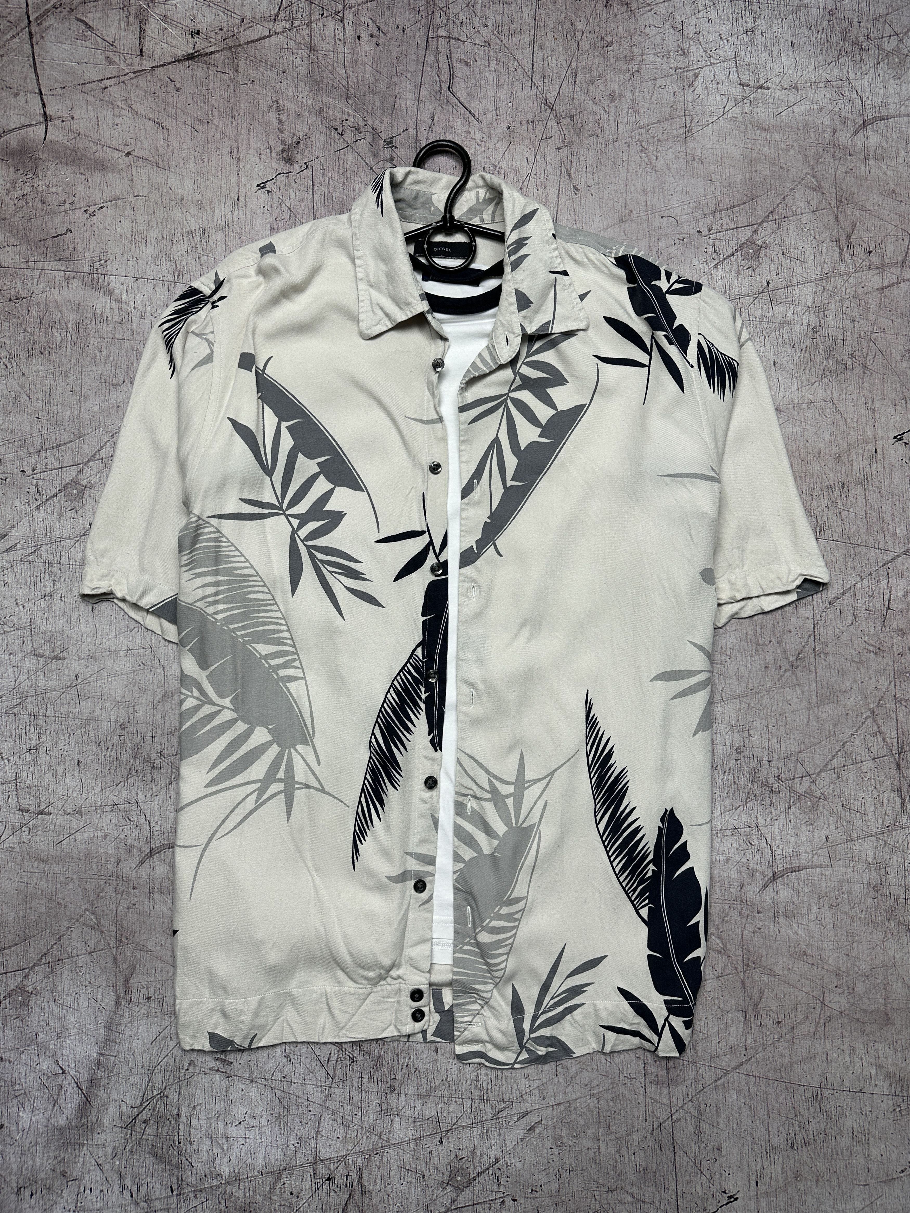 Diesel Diesel Mens Hawaiian Shirt Size US XXL / EU 58 / 5 - 1 Thumbnail