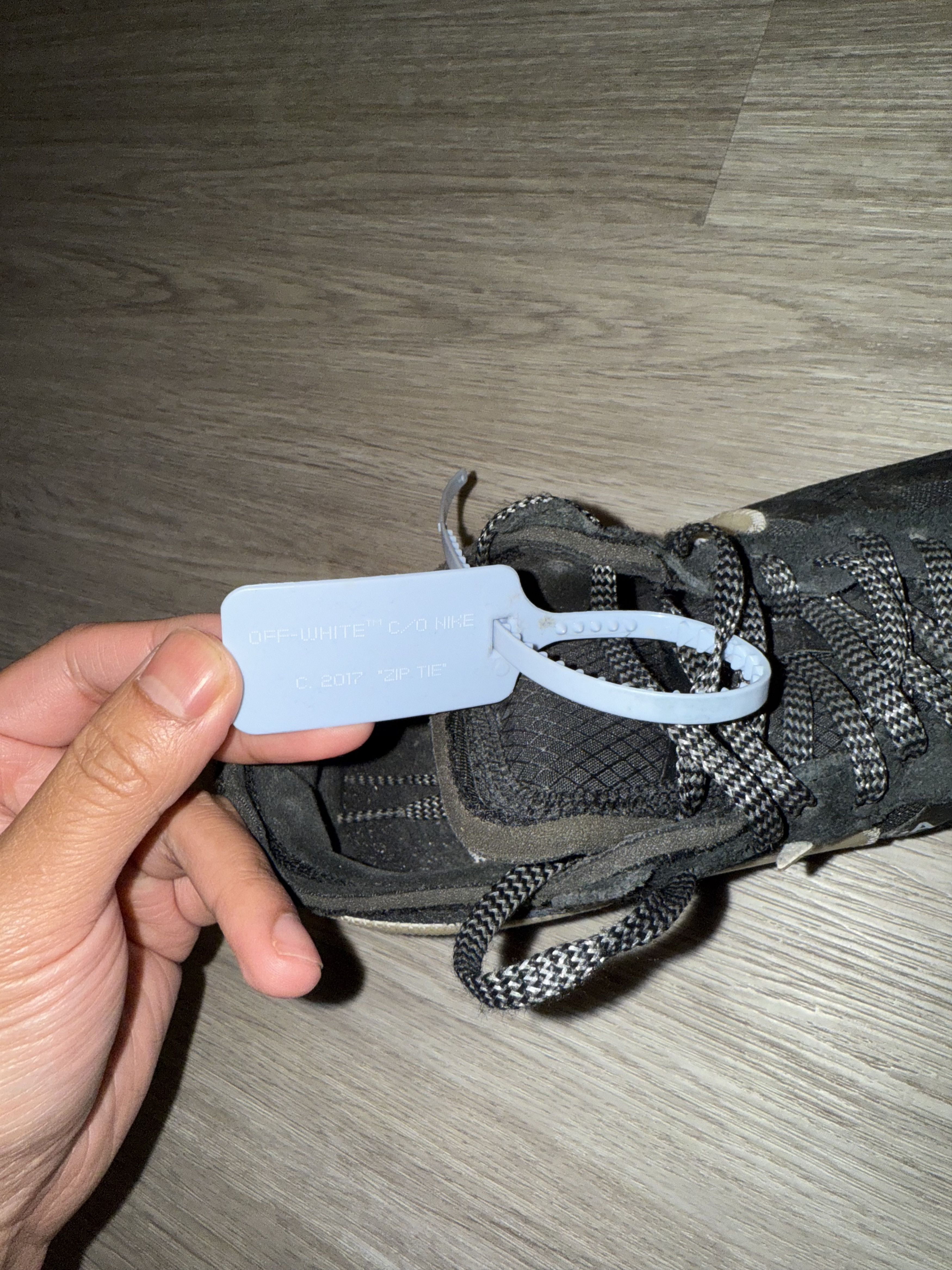 Nike × Off-White × Virgil Abloh Black Off White Air Force 1 Size US 8 / EU 41 - 9 Thumbnail