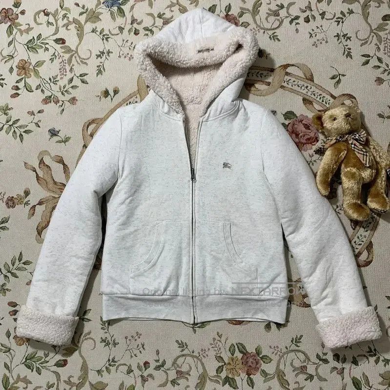 Burberry Burberry Women's Cream Cotton Long Sleeve Cardigan. Size M / US 6-8 / IT 42-44 - 1 Thumbnail