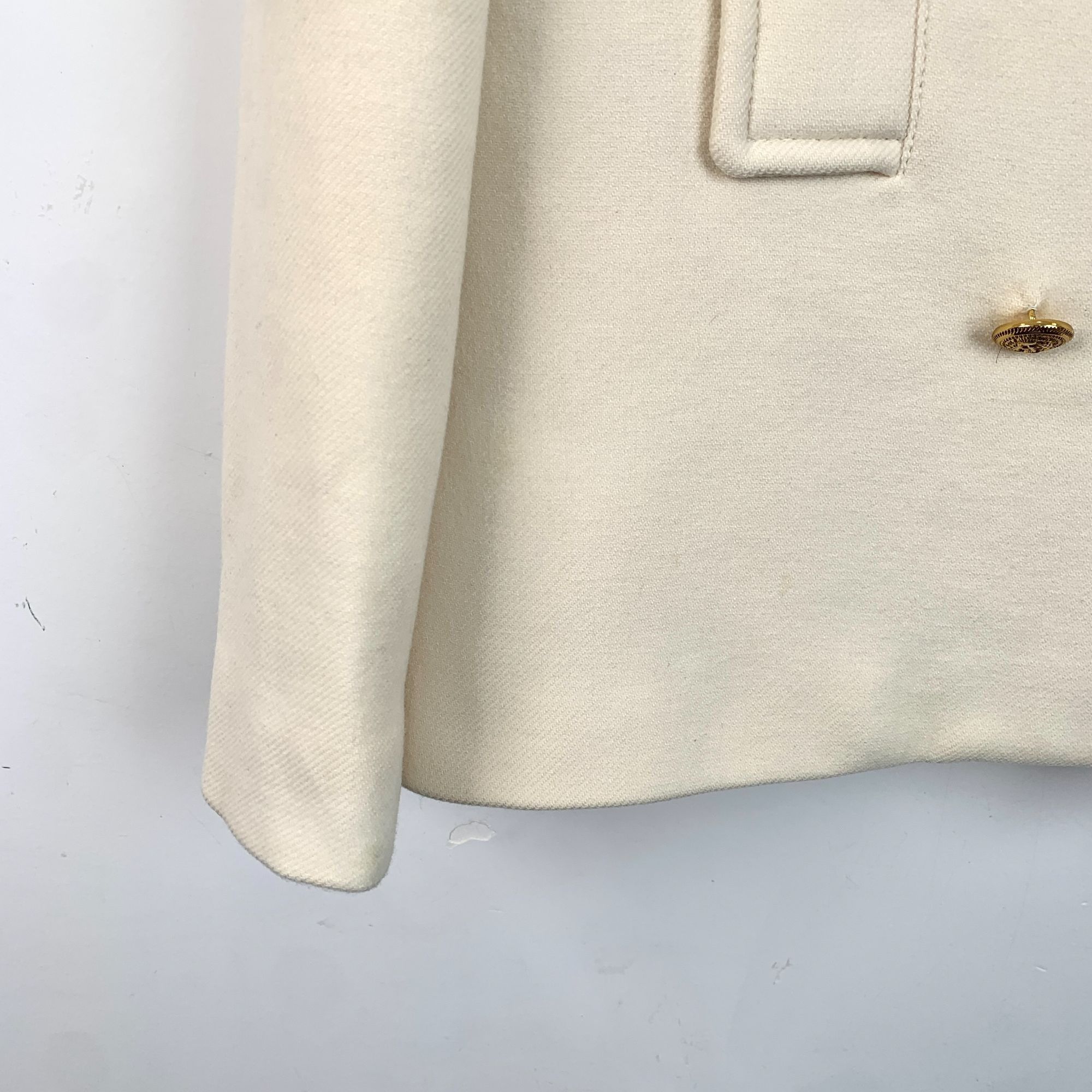Valentino Valentino Womens Wool Double-Breasted Peacoat Jacket Size 40 Size S / US 4 / IT 40 - 4 Thumbnail