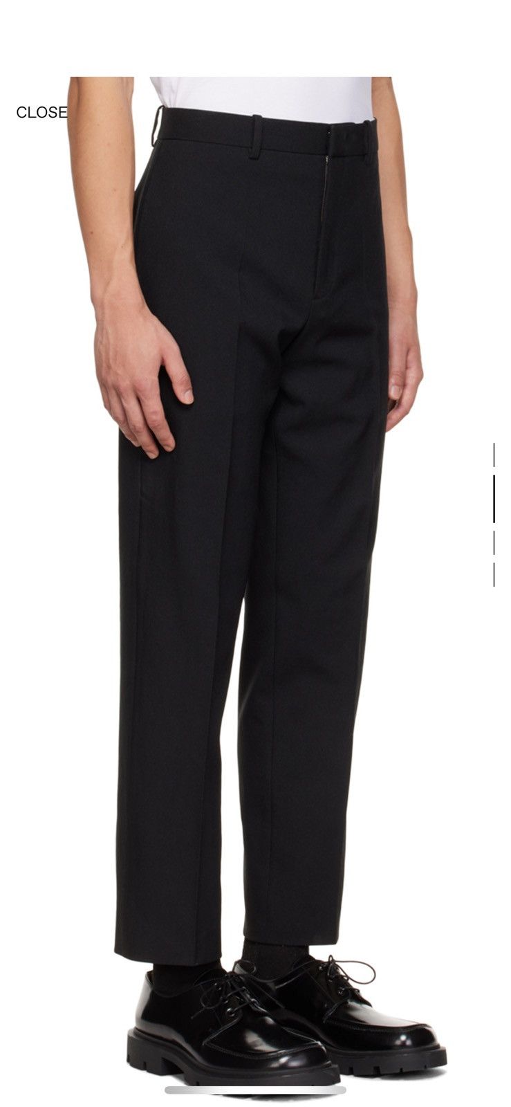 Jil Sander Jil Sander Black Polyester Trouser, IT 56 US 40 Size US 40 / EU 56 - 3 Thumbnail