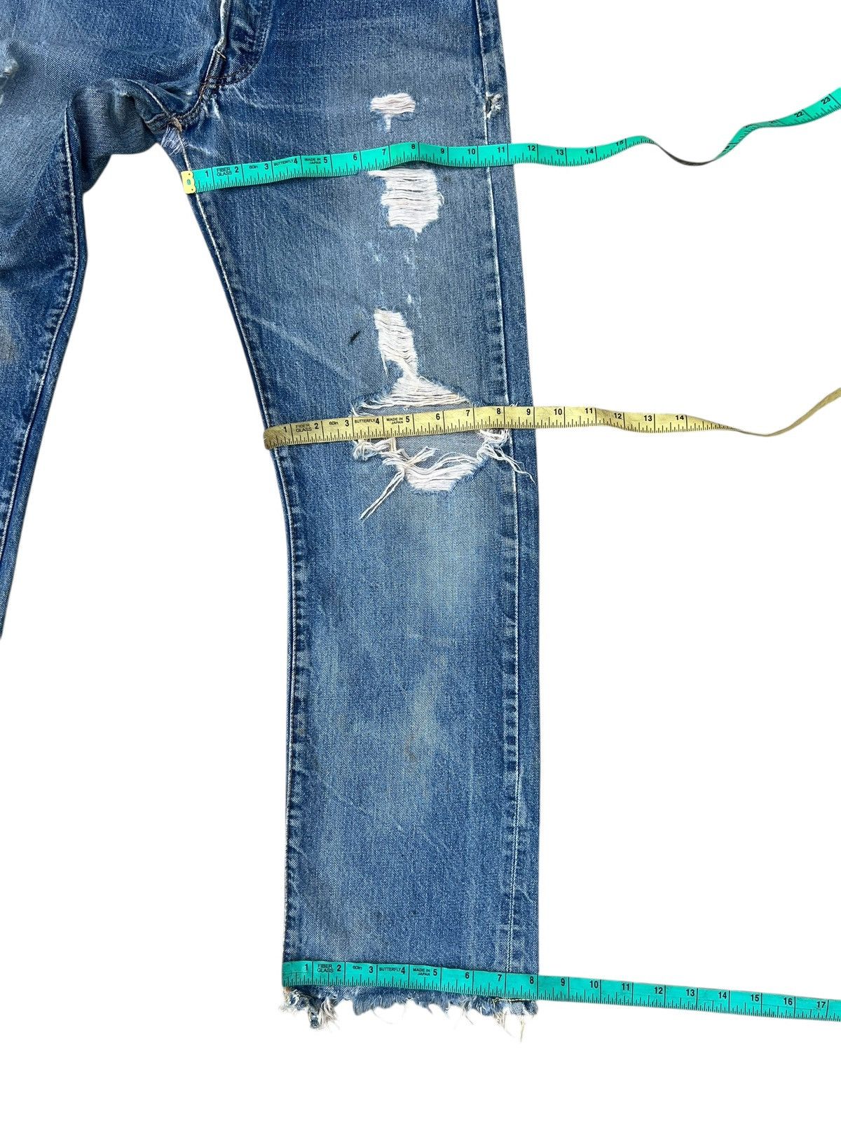 Levi's True 60s 70s Levi’s 501 Big E Distress Denim Selvedge Jeans Size US 30 / EU 46 - 5 Thumbnail