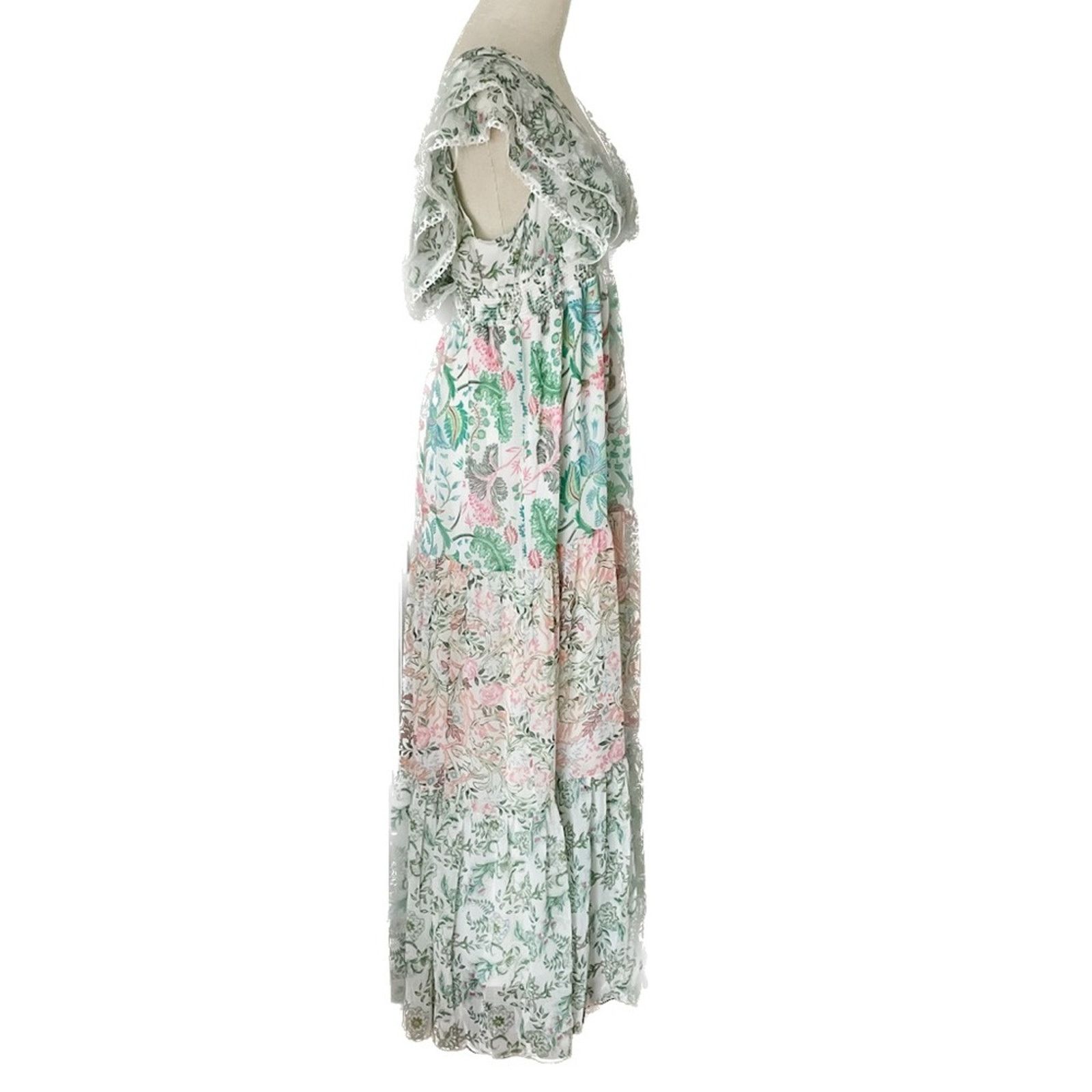 House of Harlow House of Harlow floral print flutter maxi dress size M Size M / US 6-8 / IT 42-44 - 7 Thumbnail